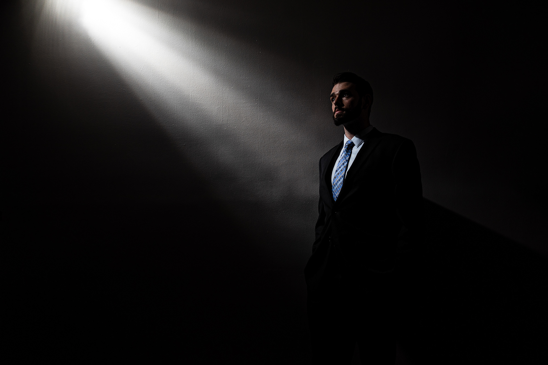 Abe Loven poses for a self-portrait in Chapel Hill, N.C., Oct. 4, 2020.