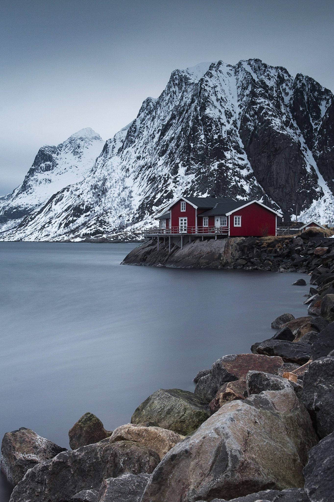 Cabin at Lille Toppøya, Lofoten Islands