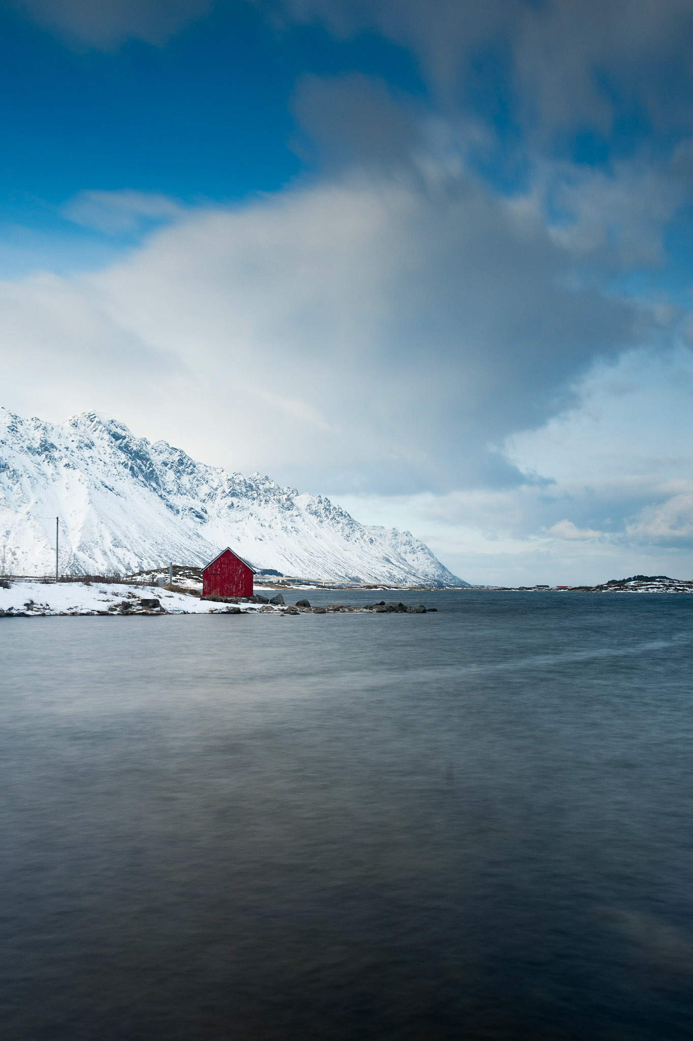 Red Cabin at Lyngvær, Lofoten Islands