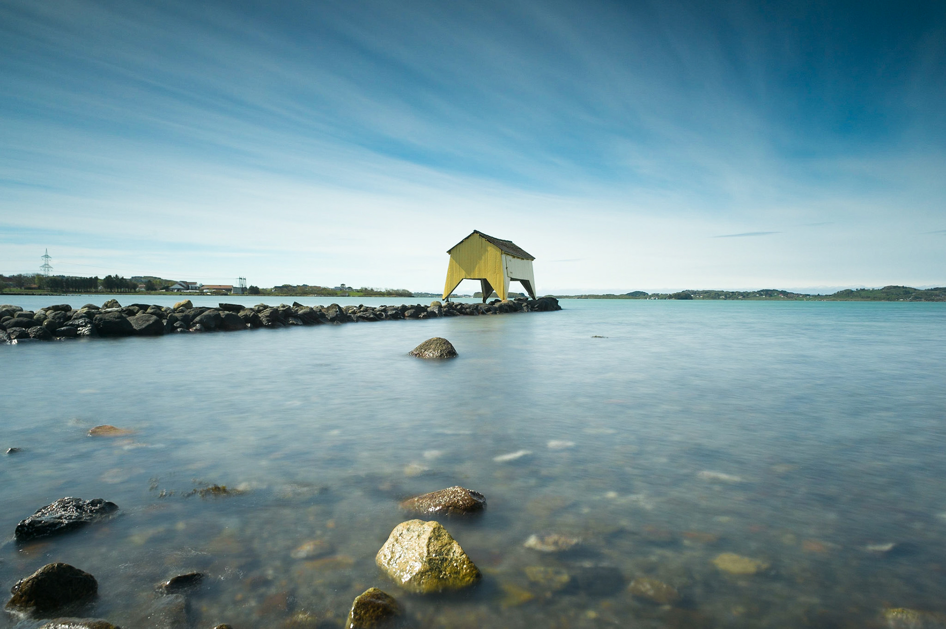 Boathouse in Hafrsfjord, Stavanger