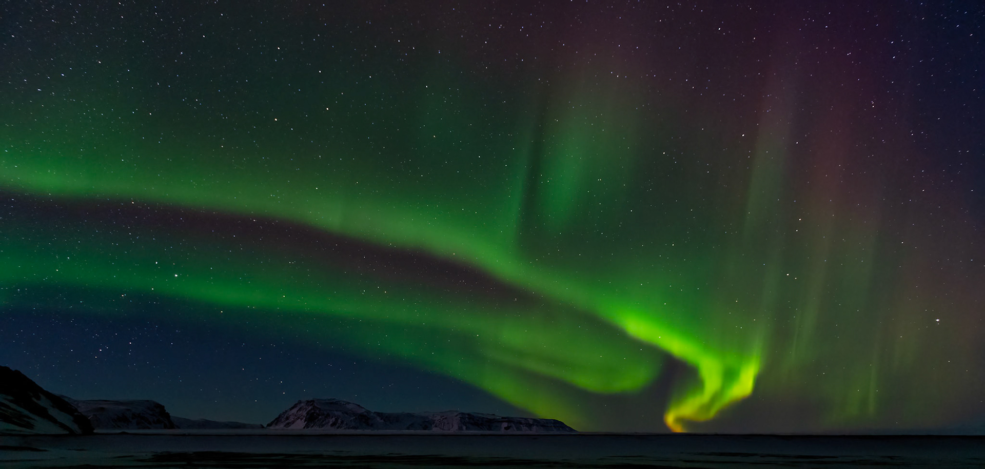 Northern Lights over Hafursey