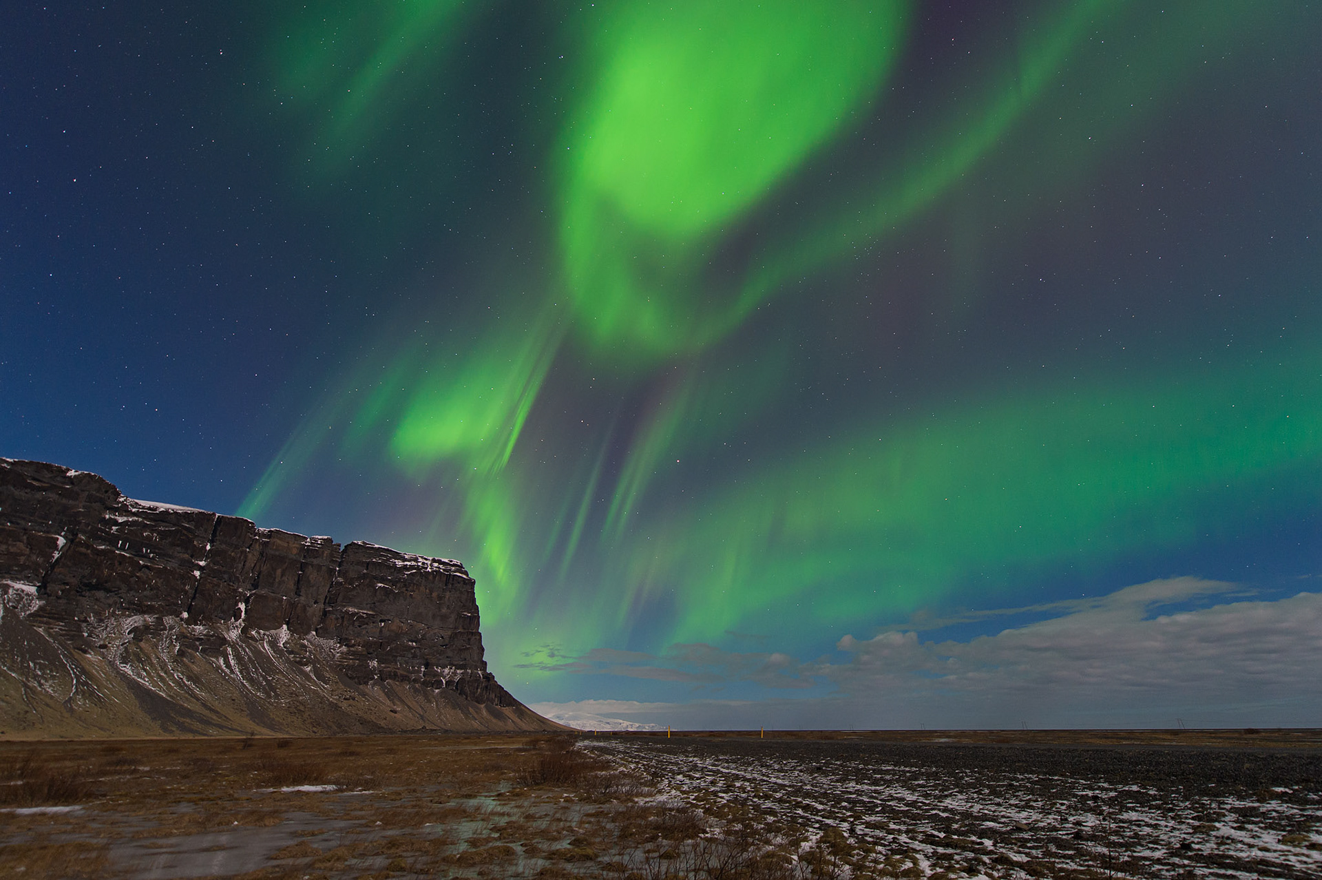 Northern Lights on the Southern Ring Road