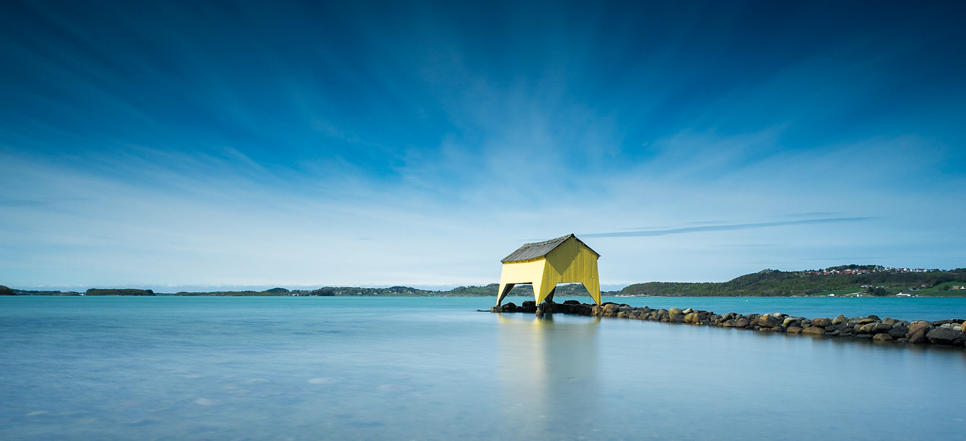 Boathouse in Hafrsfjord, Stavanger