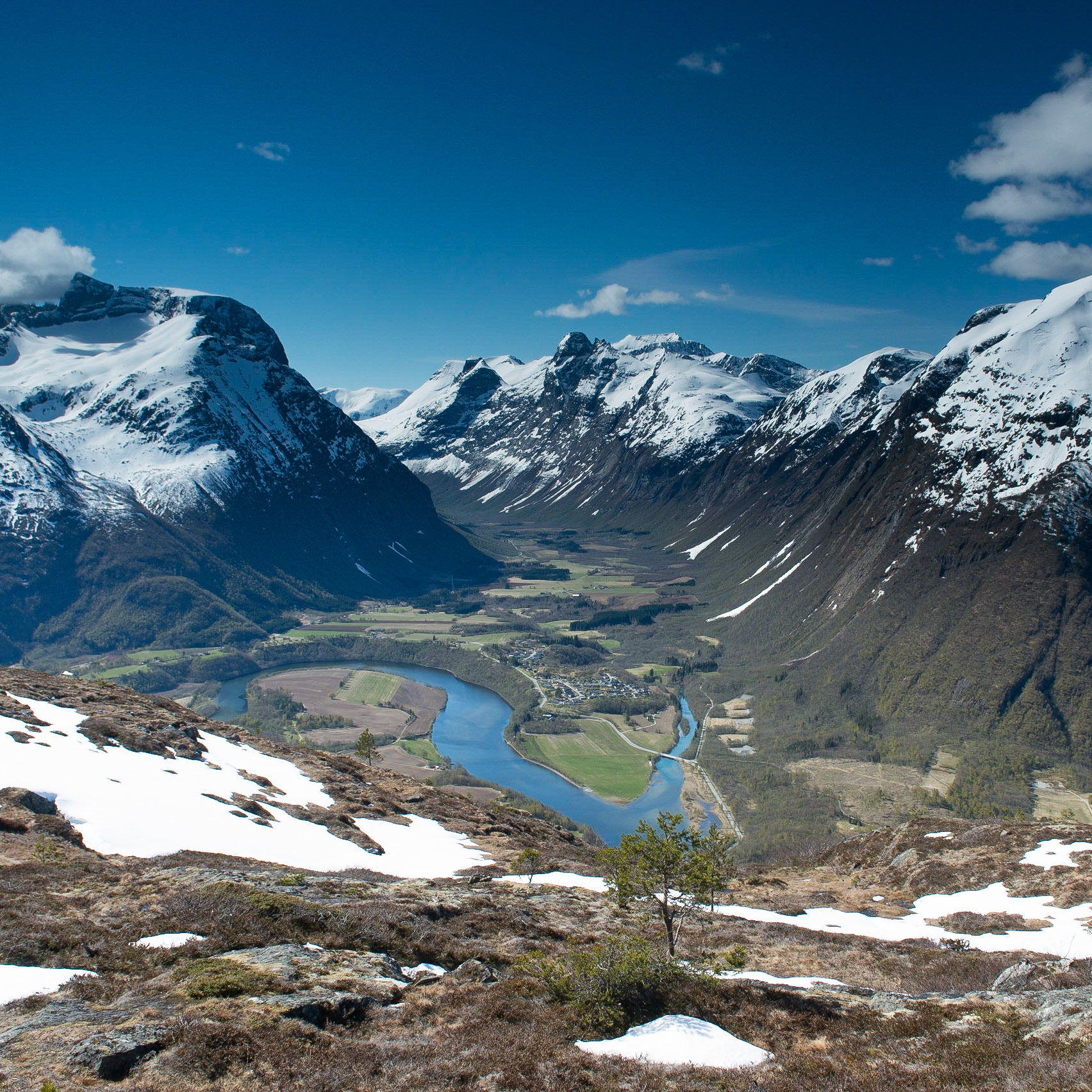 View from the top of Rampestreken