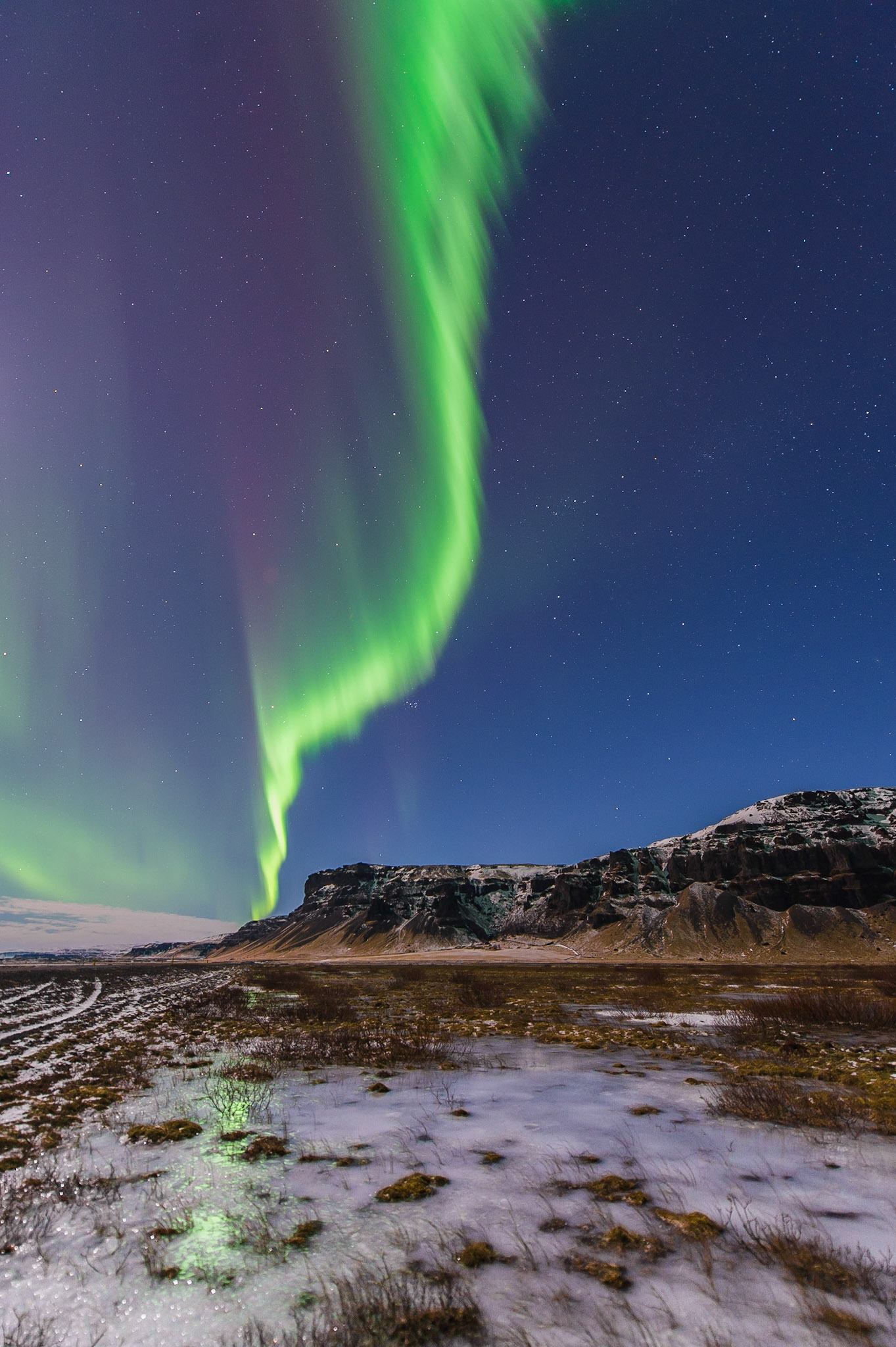 Northern Lights on the Southern Ring Road