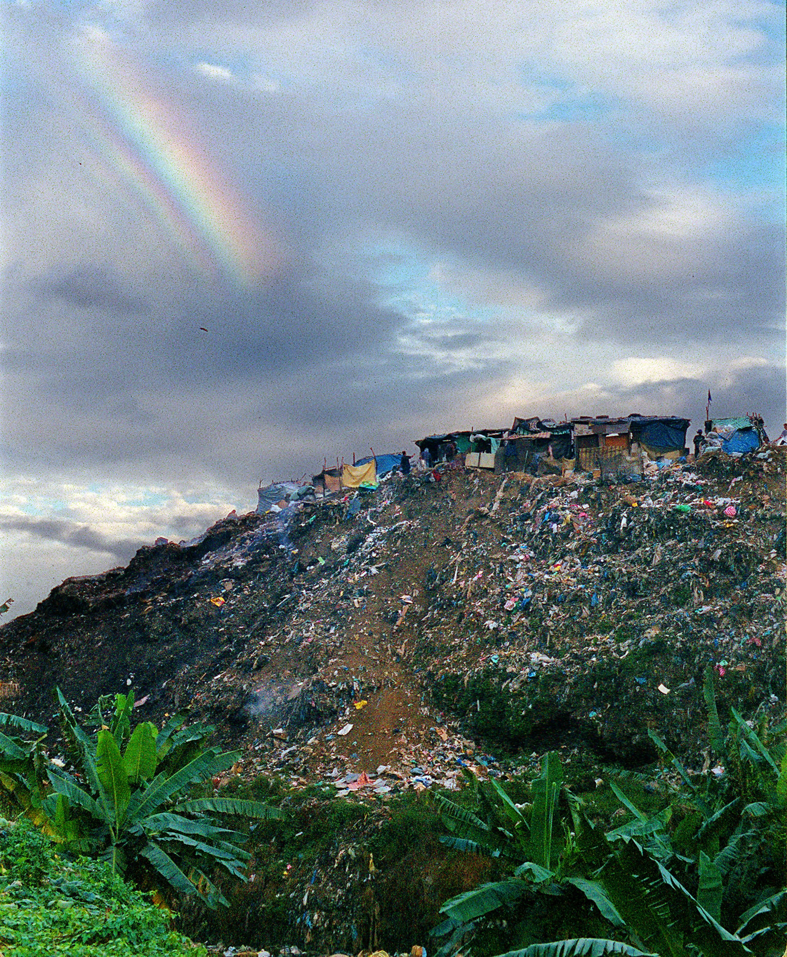 The rainbow shines equally over all people around the world, Phillippines, 2001