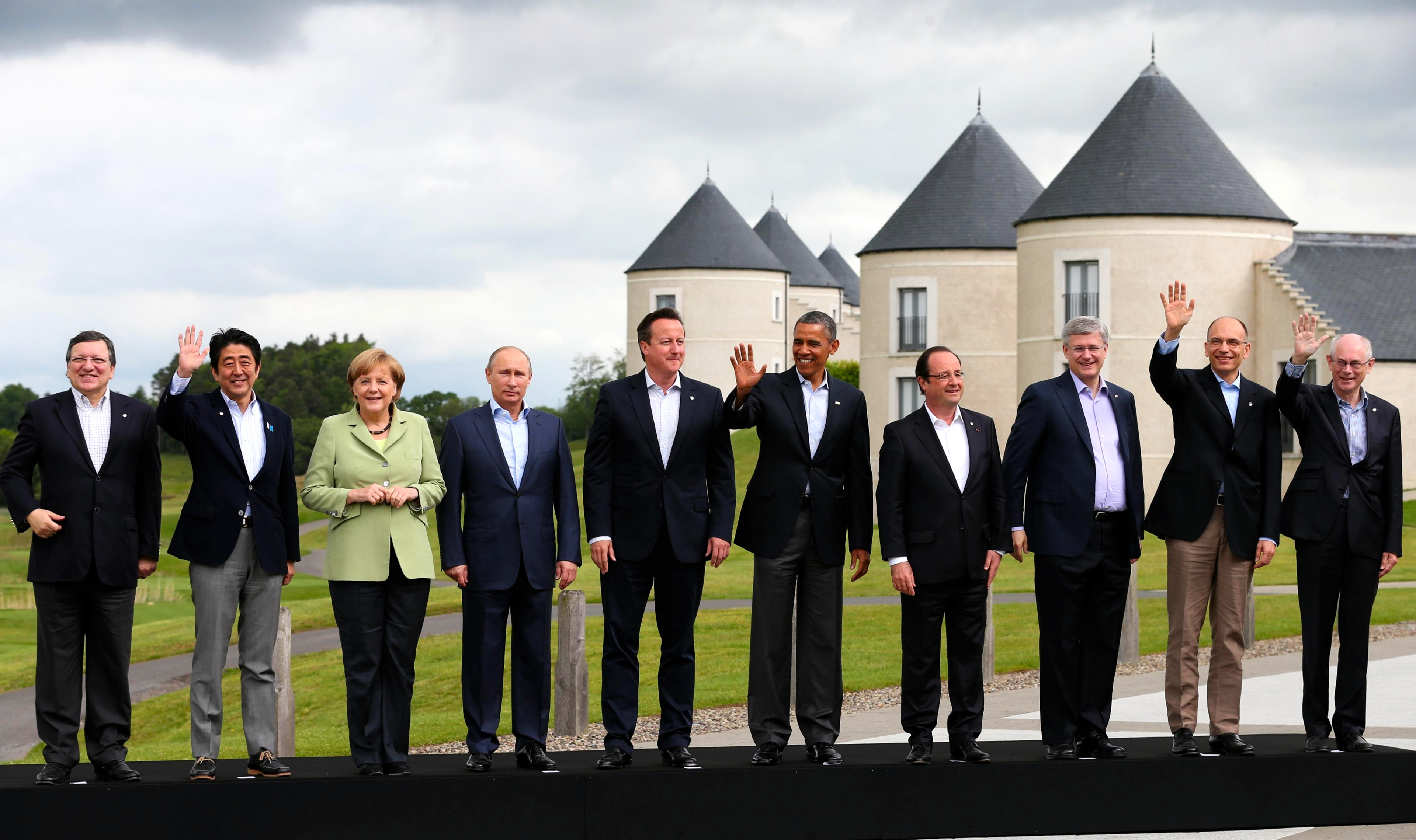 The 39th G8 summit ,Enniskillen, Northern Ireland, 2013