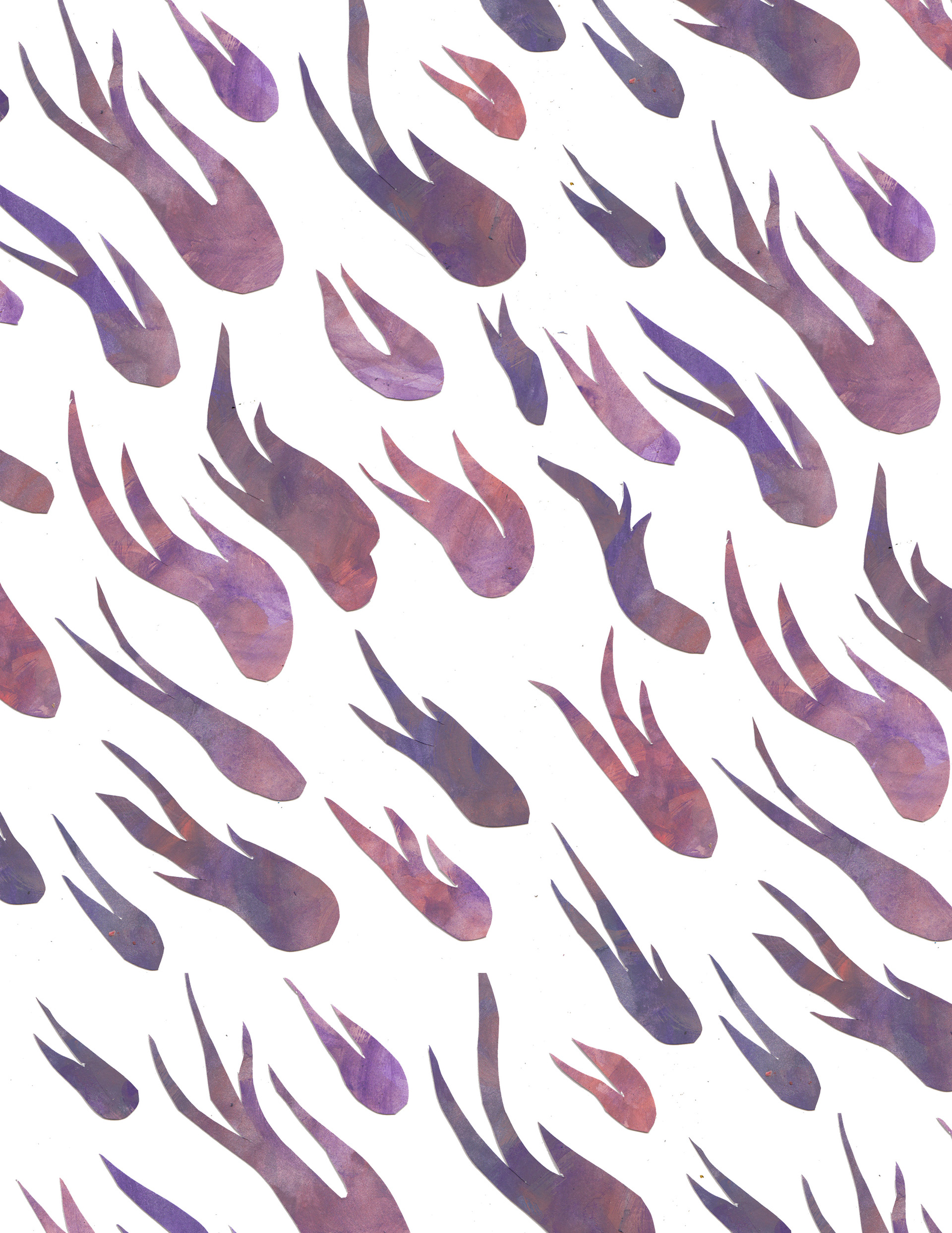 Flame Papercut Pattern, Em Goheen