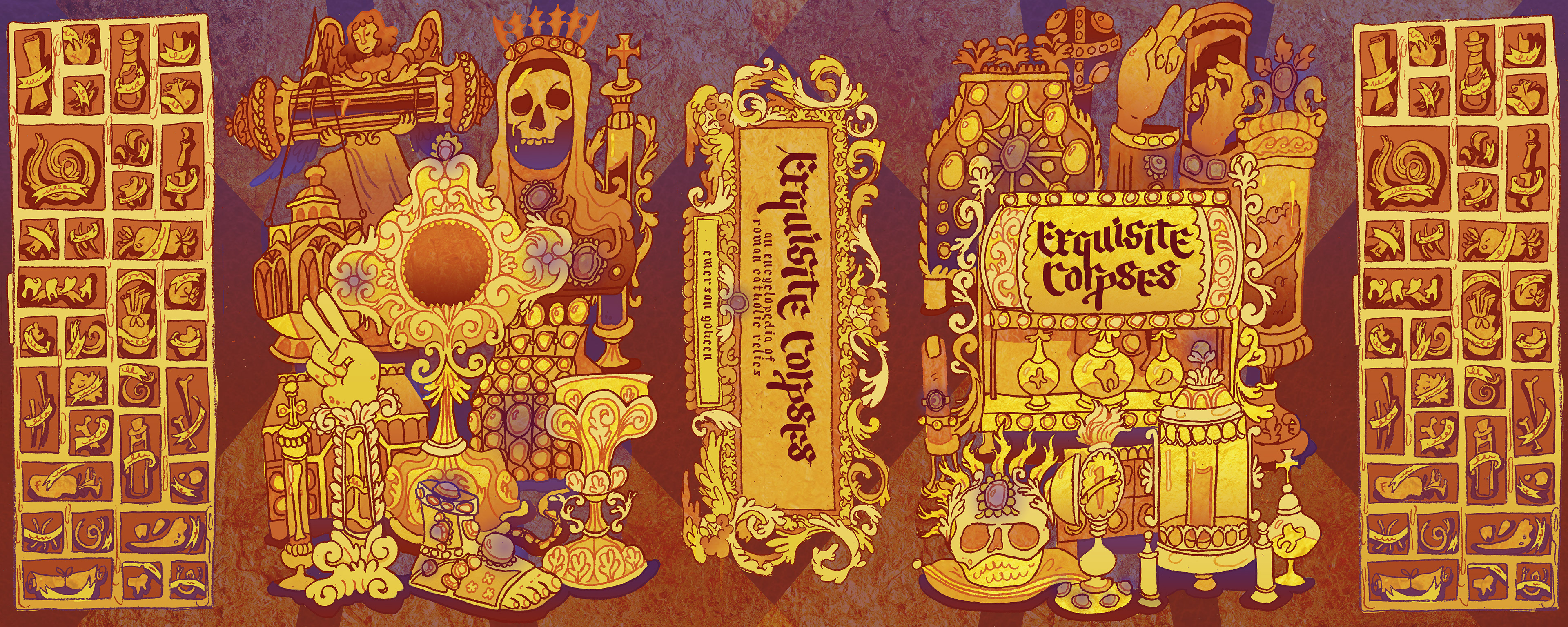 Exquisite Corpses Book Jacket, Em Goheen