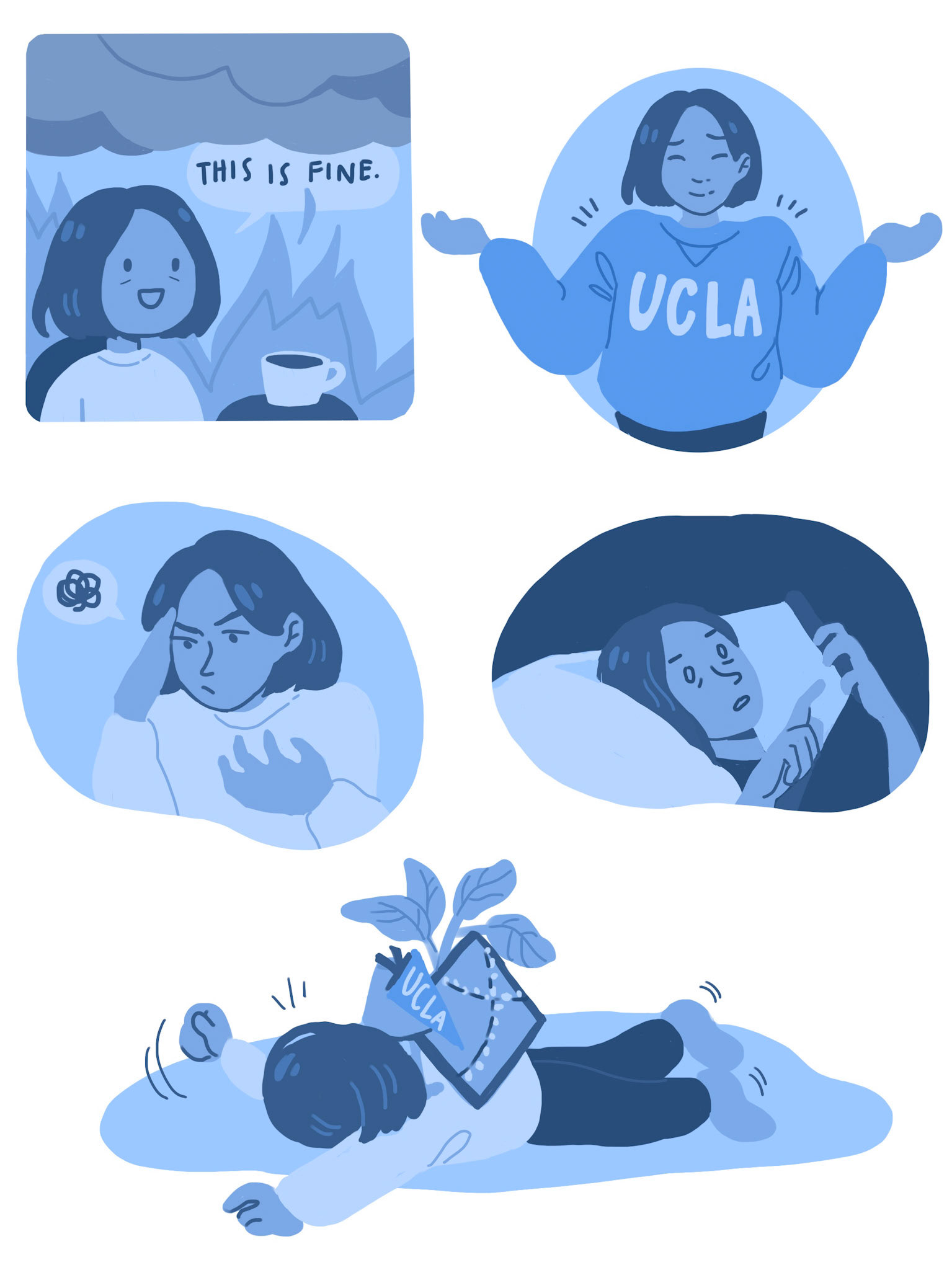 Spot Illustration, FEM Newsmagazine
