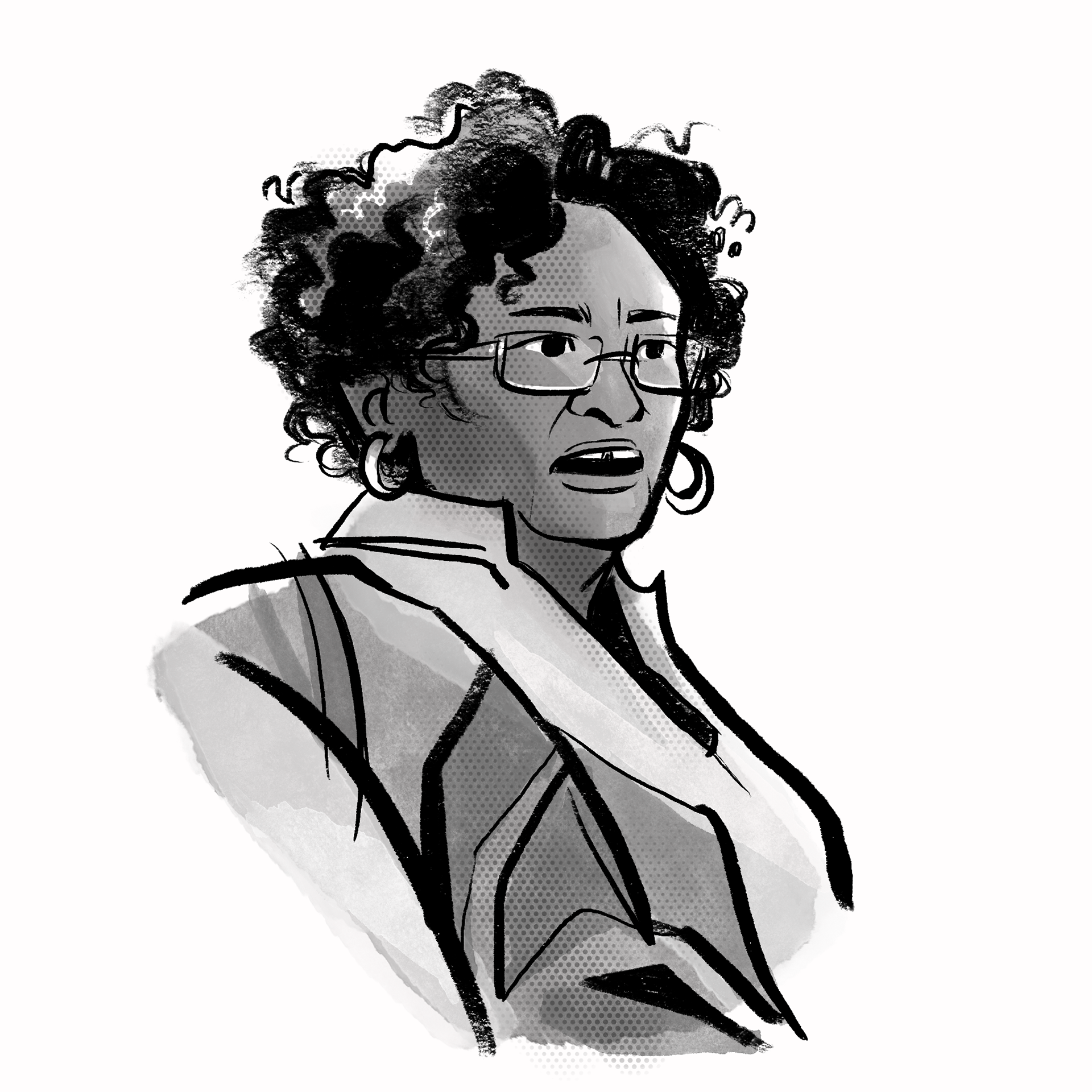 Mia Mottley Portrait, Debt Collective