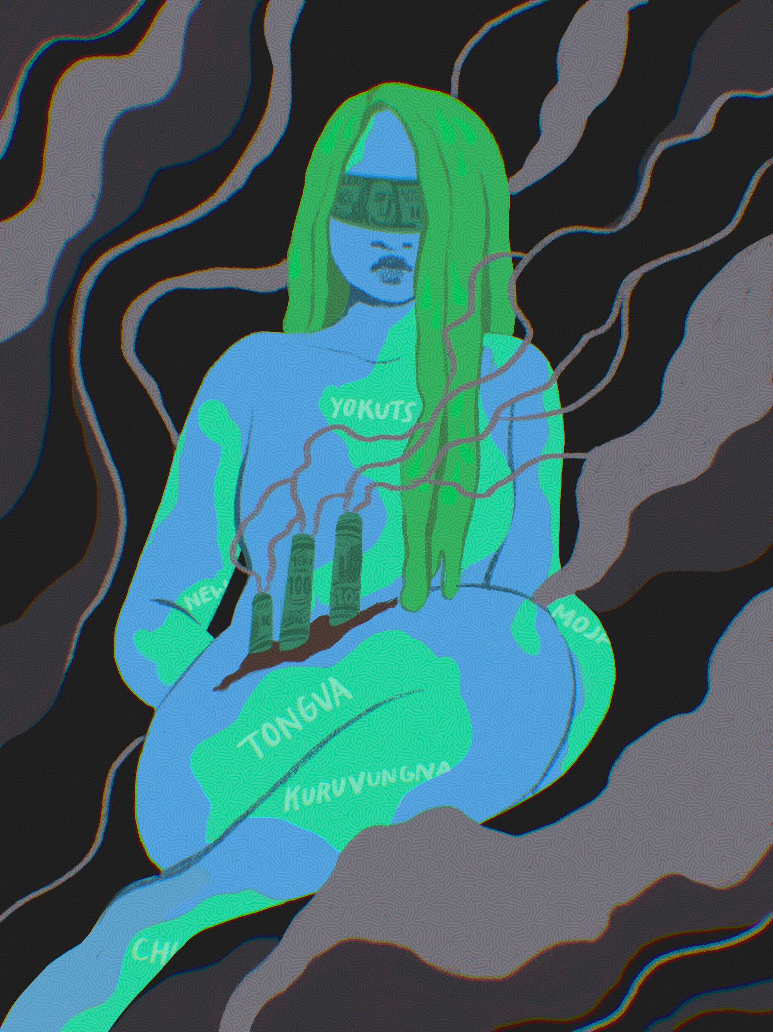 Spot Illustration, FEM Newsmagazine