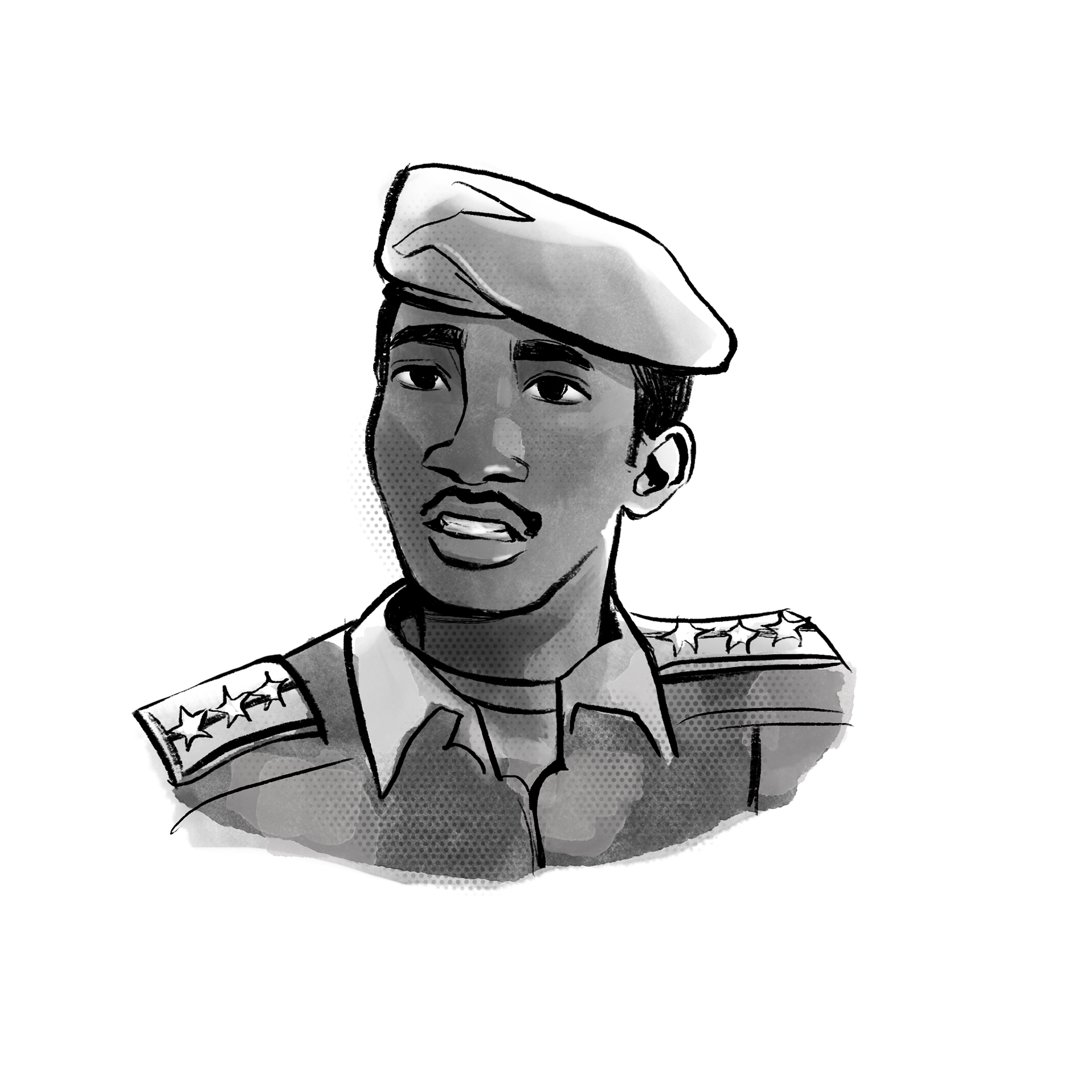 Thomas Sankara Portrait, Debt Collective