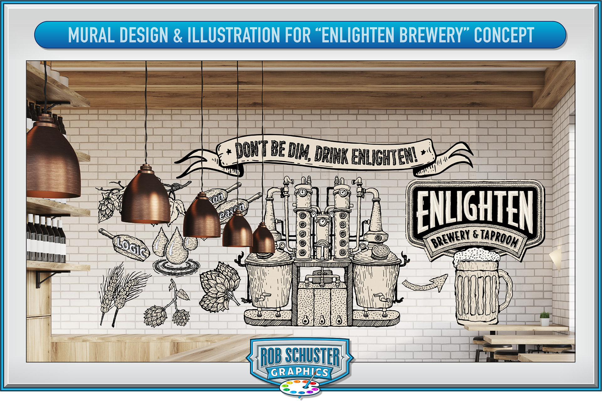 Mural concept design.