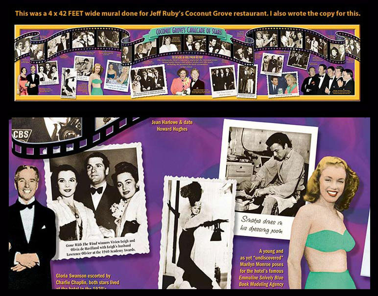 Mural design, writing and installation at "The Syndicate" in Newport, Kywhich Jeff owned for a brief period.