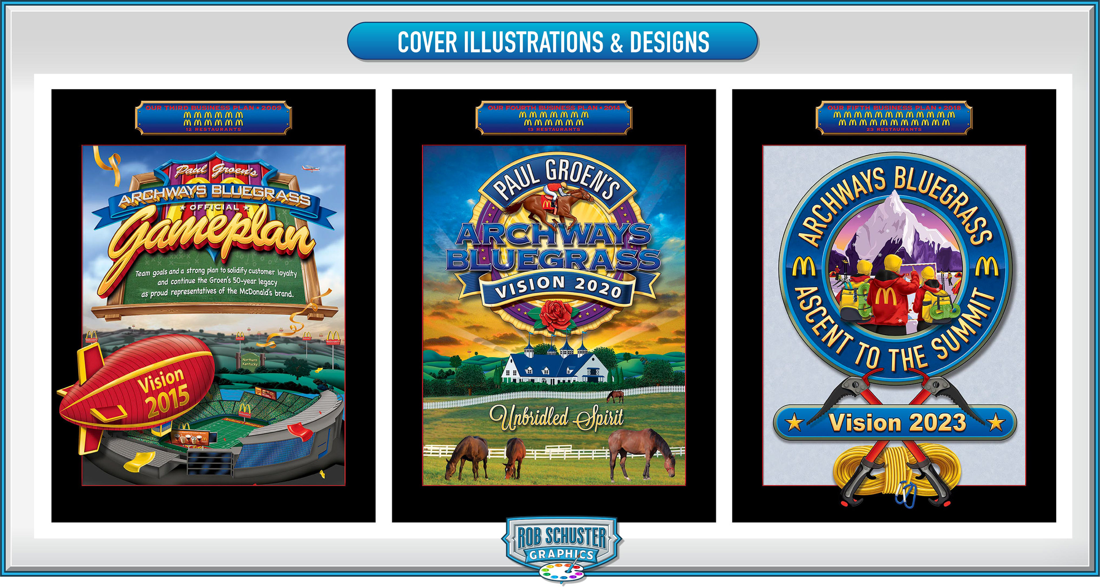 Business plan cover illsutrations