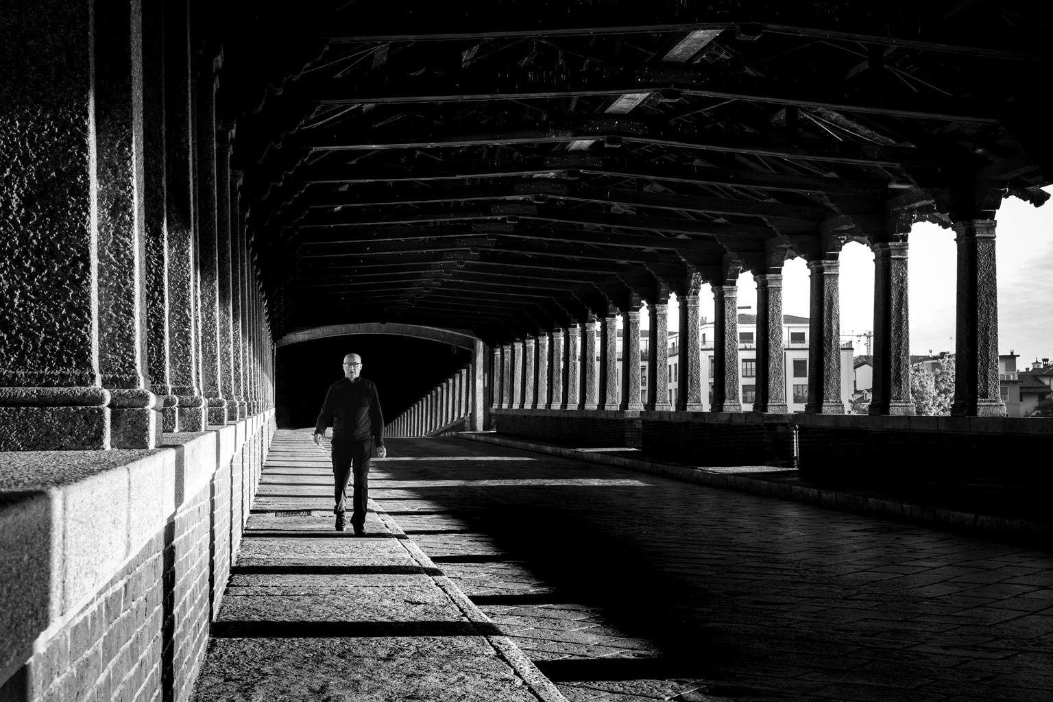 Into the bridge