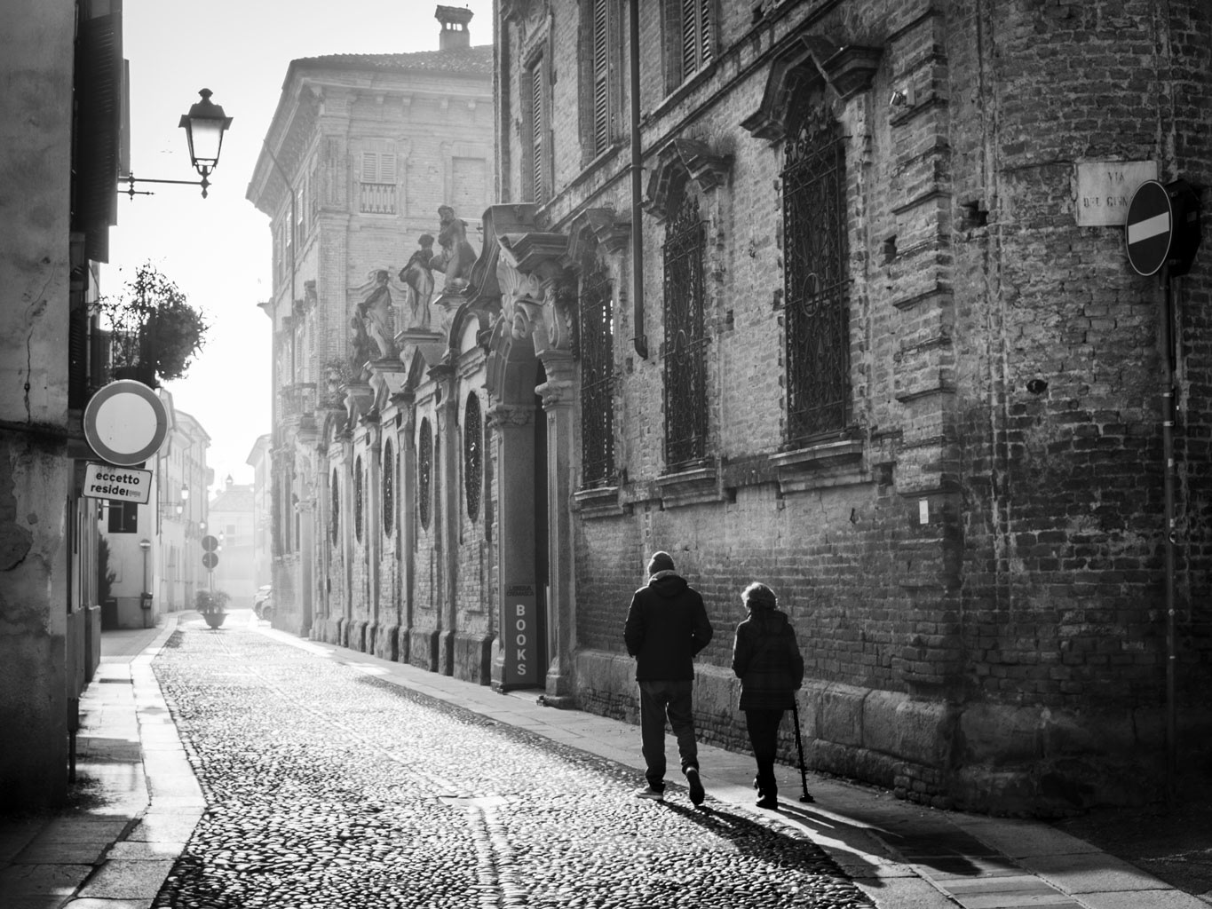 Walking with mom