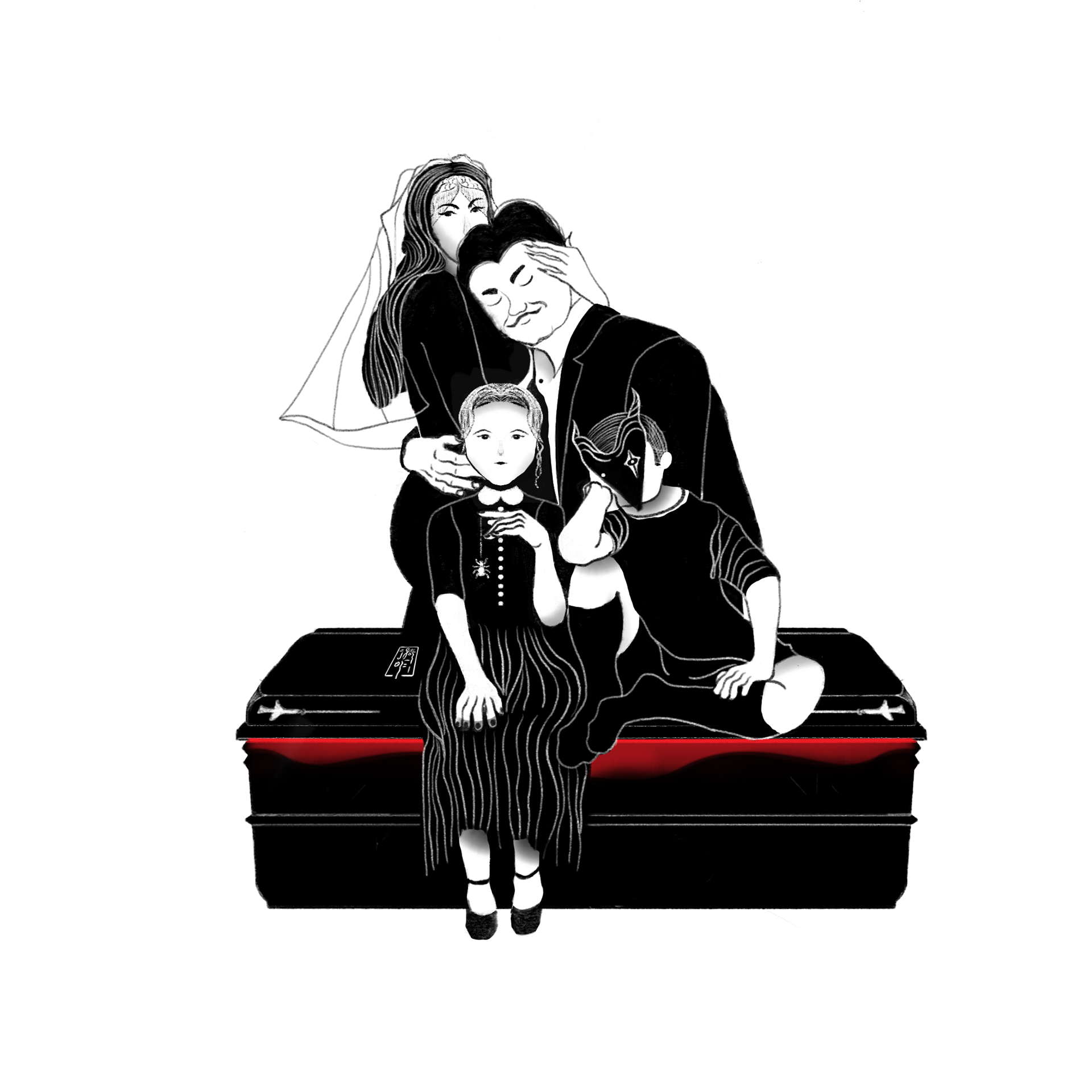 inspired by The Addams Family