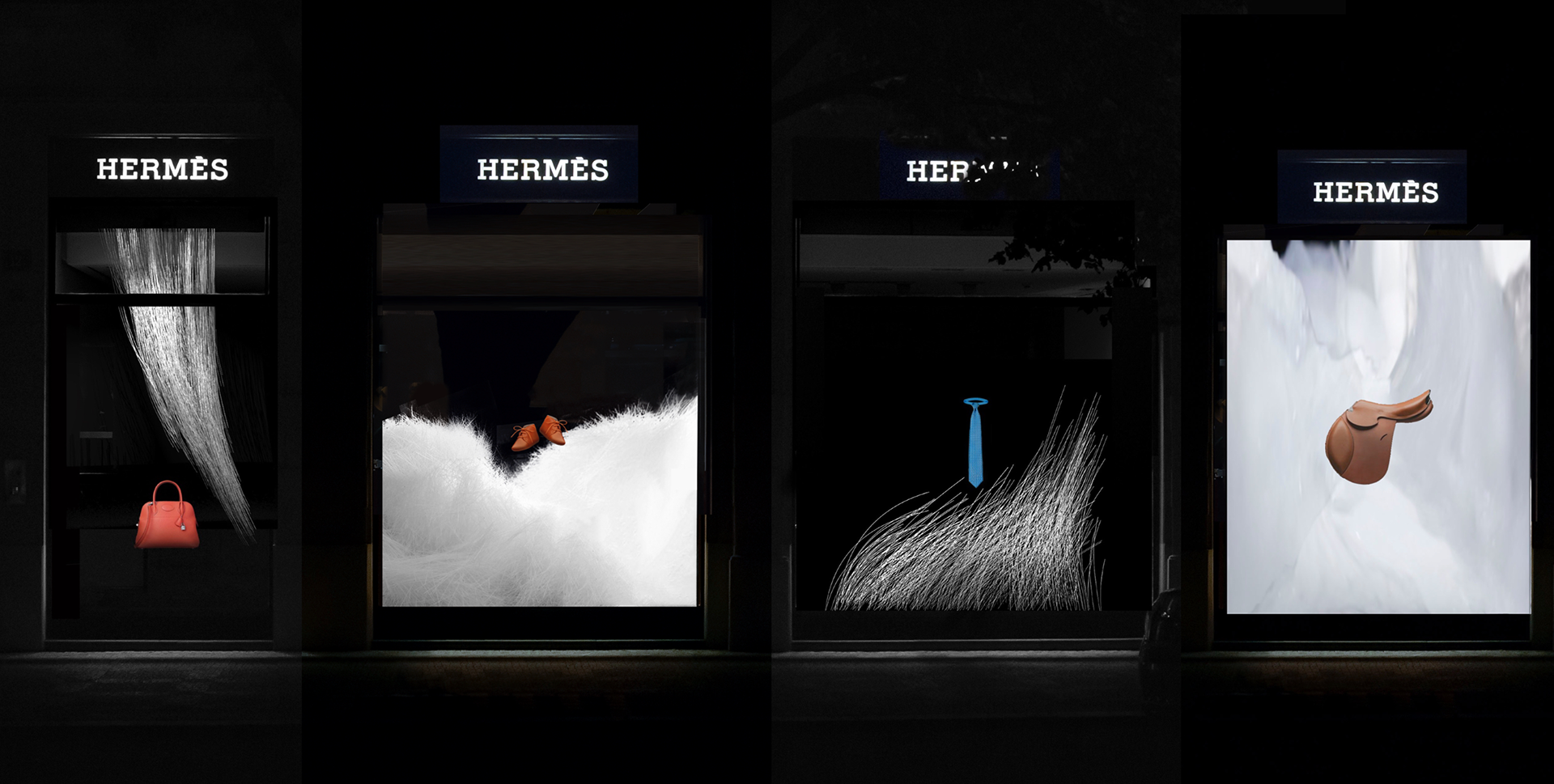 návrh výloh pro Hermes