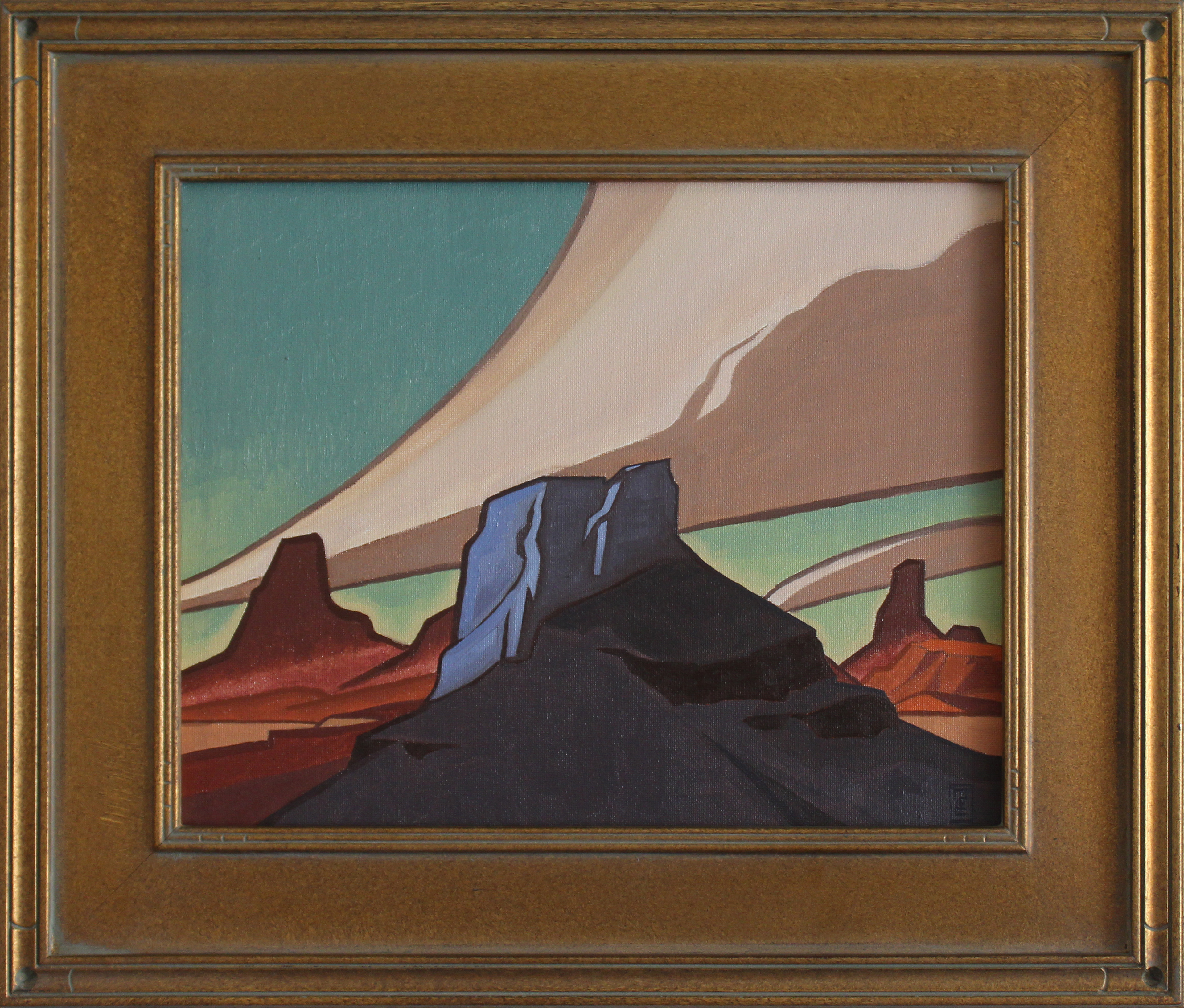Behind the Blue Hill
