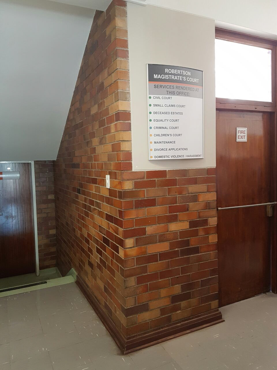 ROBERTSON MAGISTRATE SIGNANGE