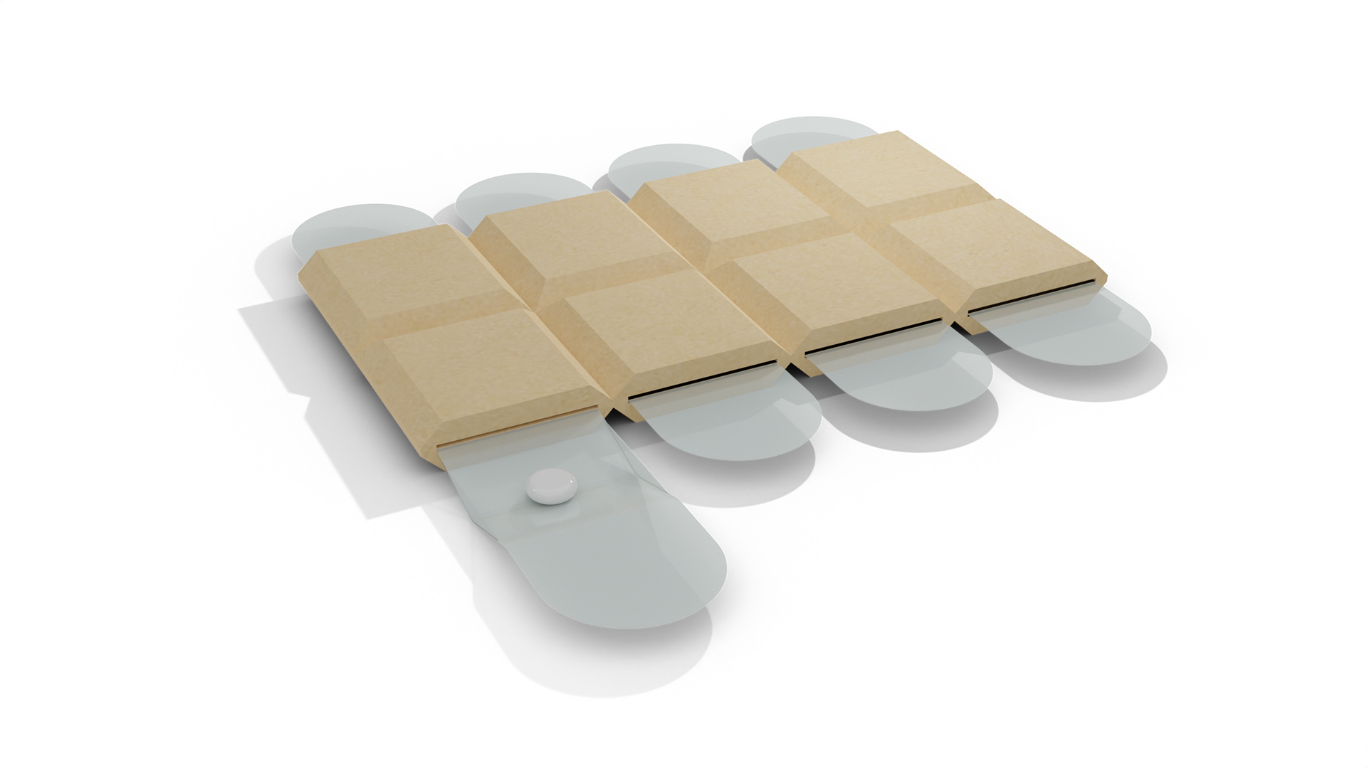 The pill is presented face-up to the user