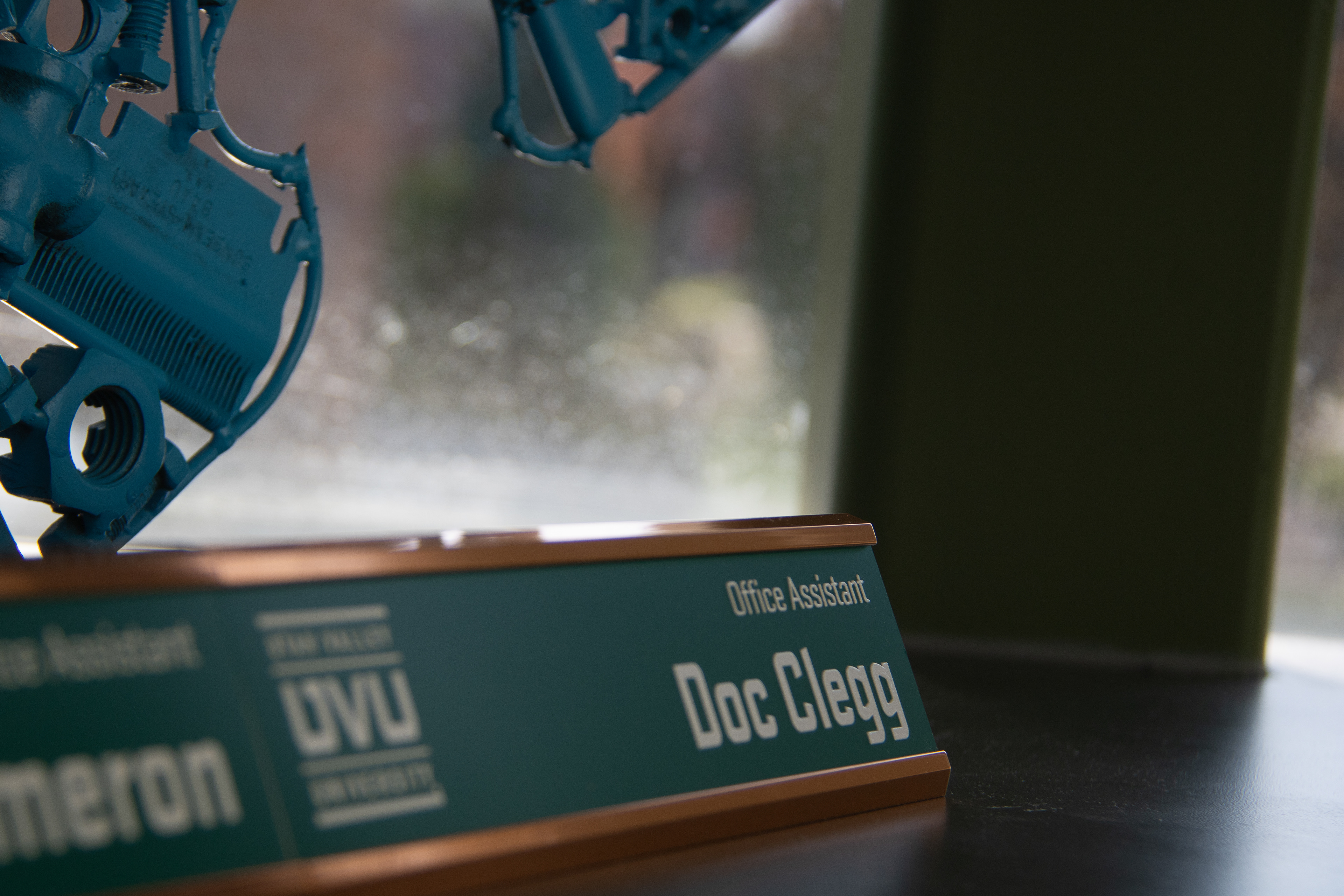 Elegance in Equilibrium: A Nameplate's Dance with Metal Harmony