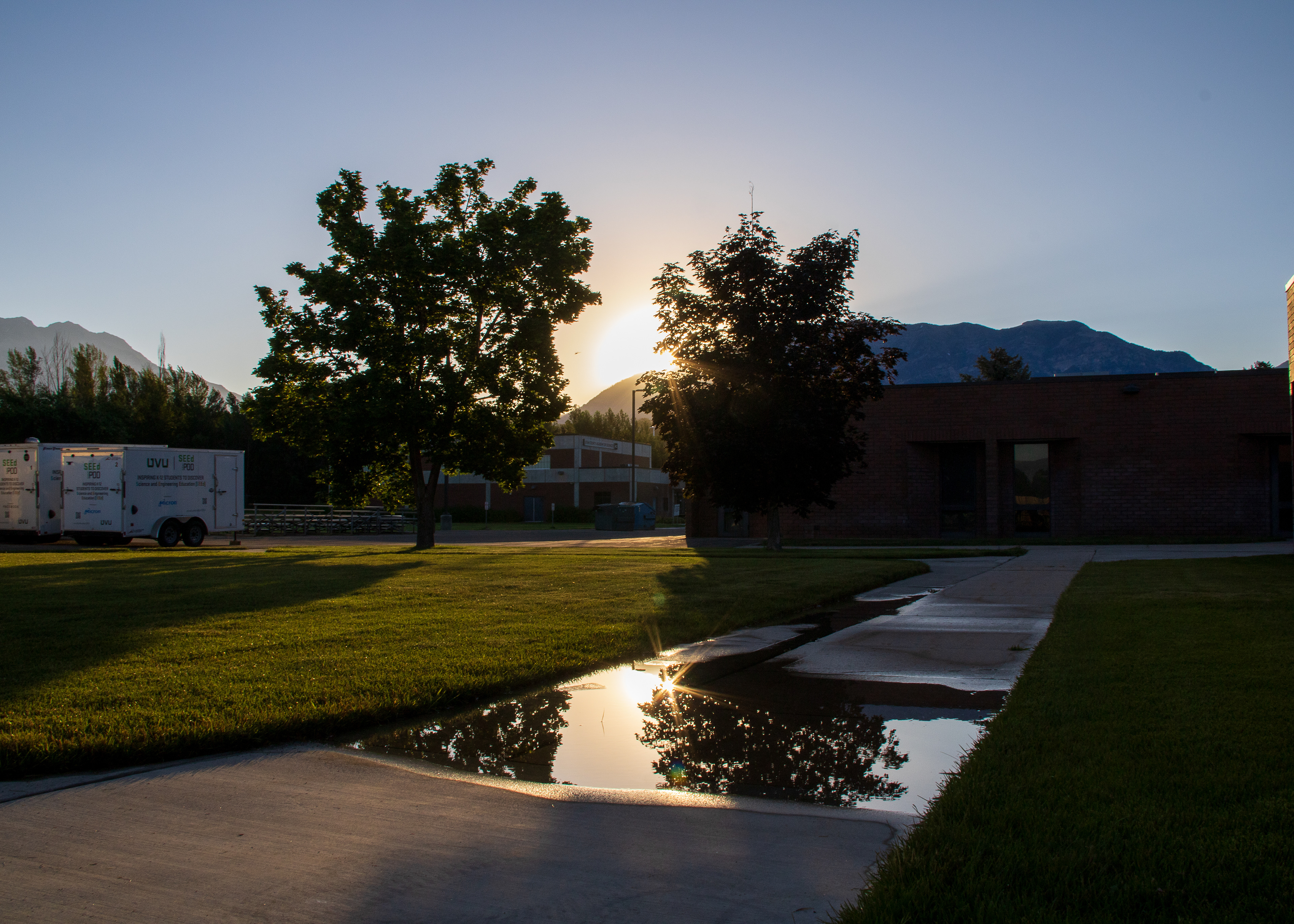 Reflections of Dawn: Sunrise in Every Drop