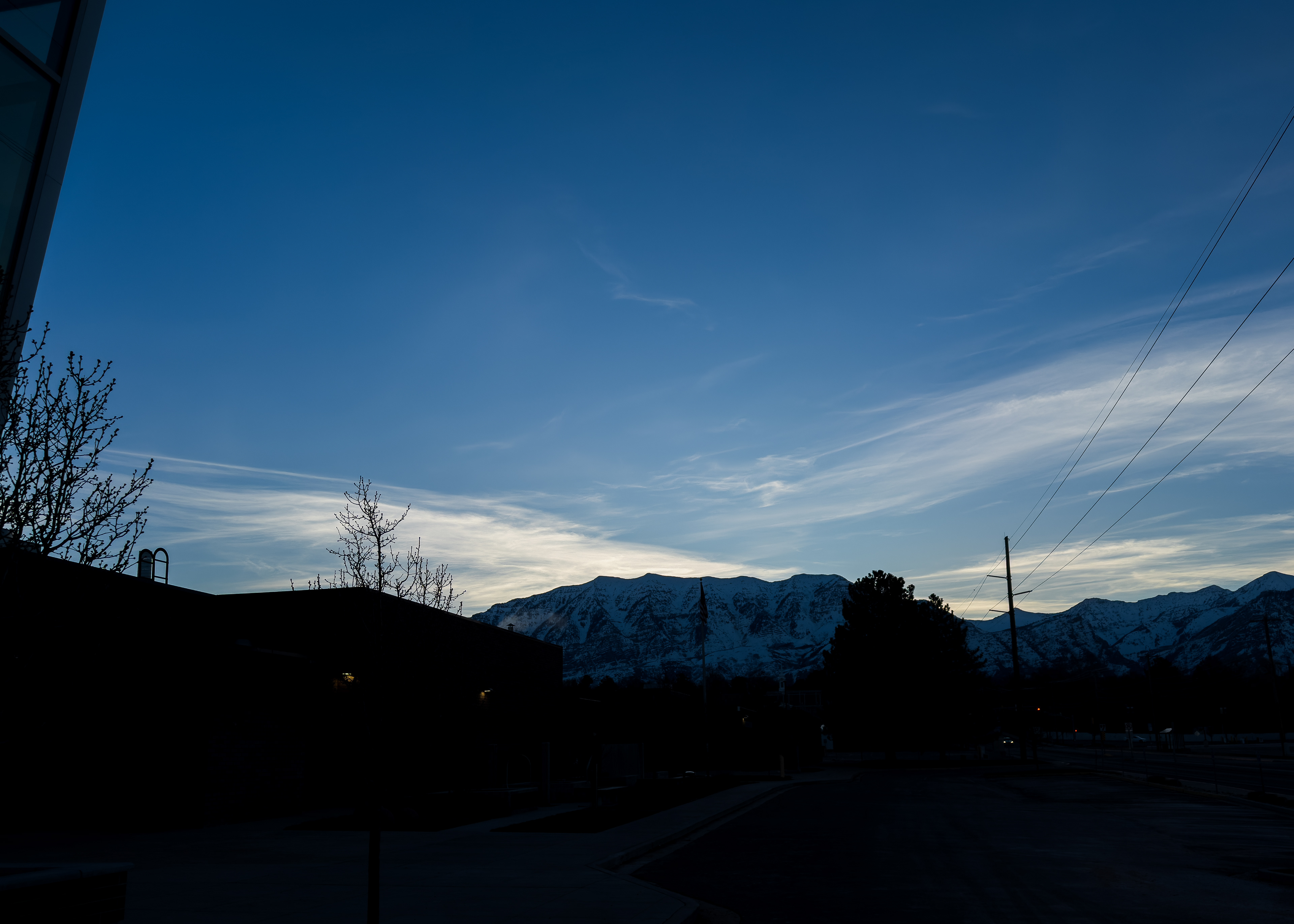 Dawn's Radiance: Sunrise Over the McKay Education Building