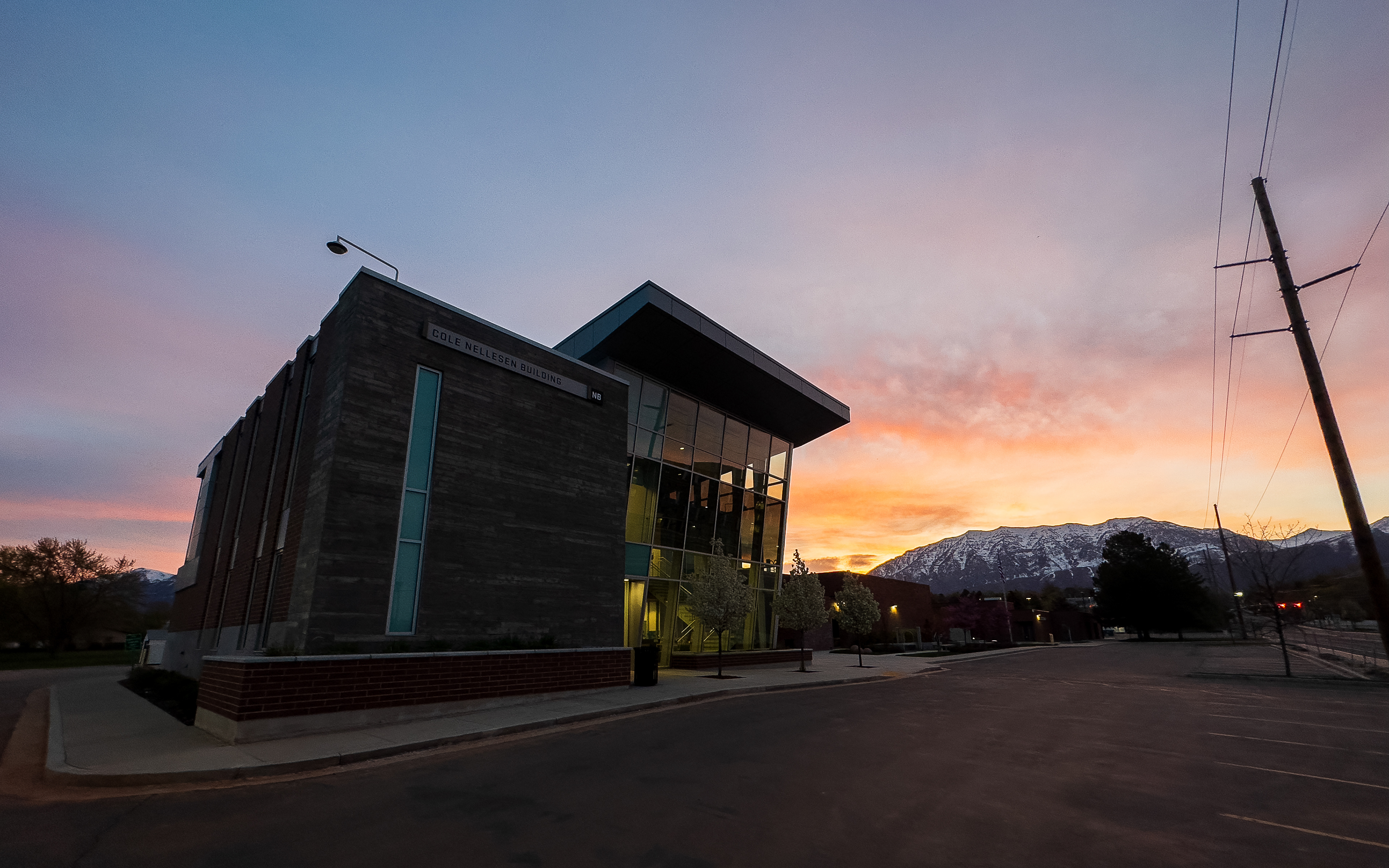 Aurora Embrace: Sunrise Behind the Mountains at the Melisa Nellesen Center for Autism