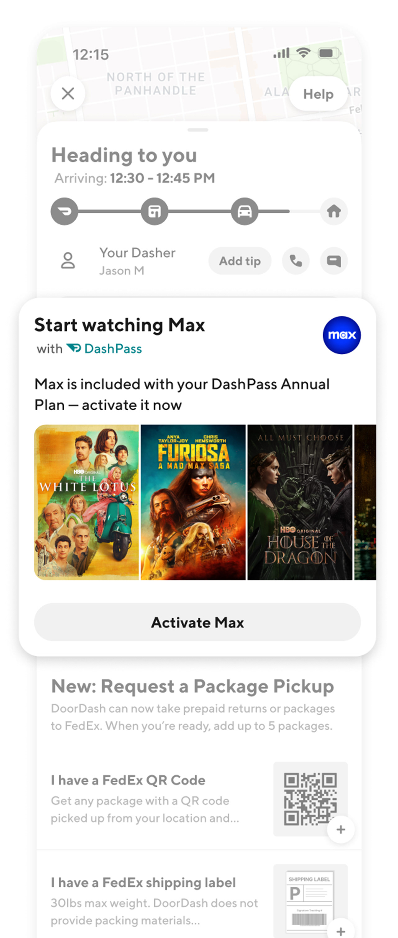 DashPass: Activate Max
