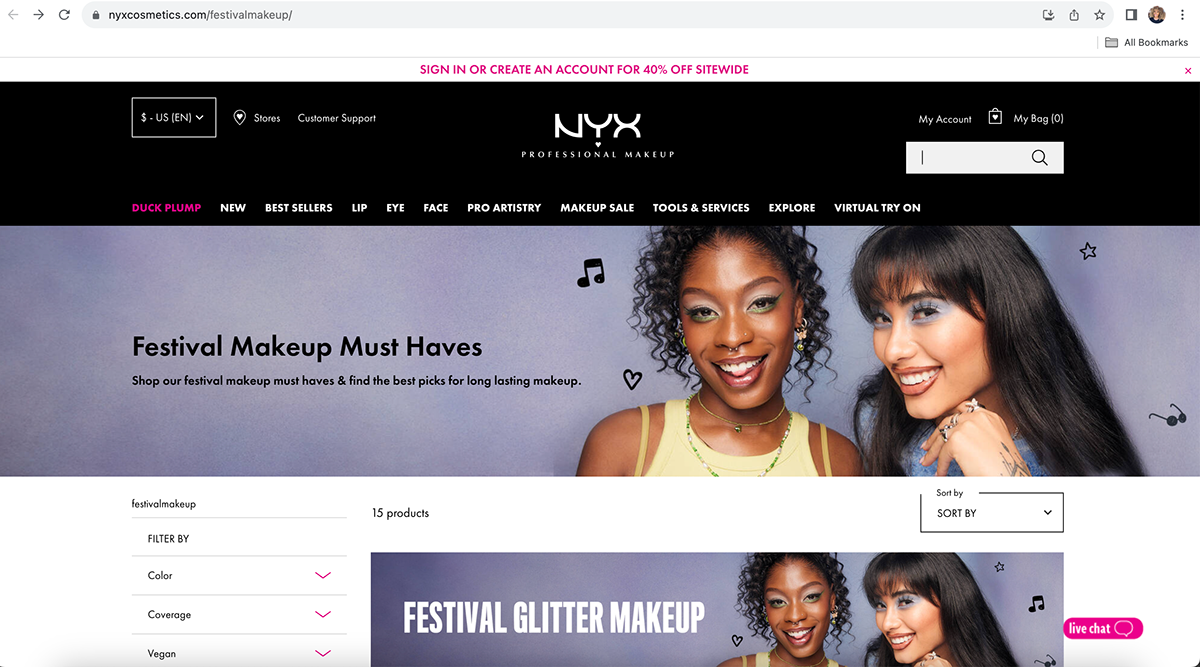 NYX web