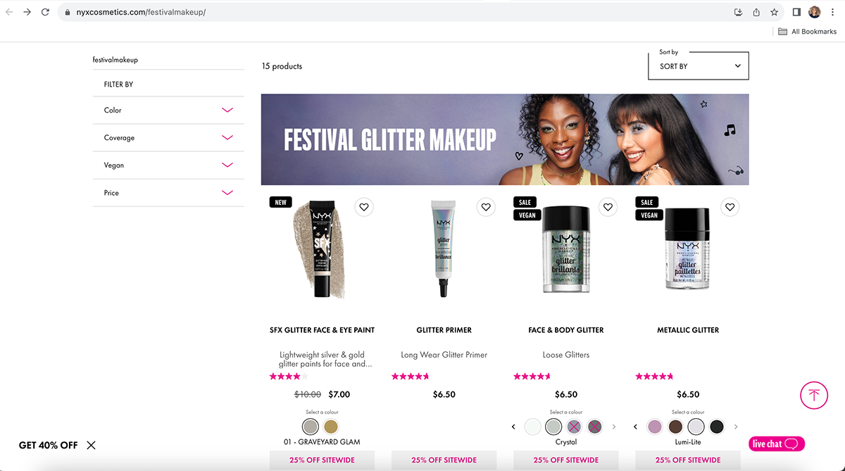 NYX web