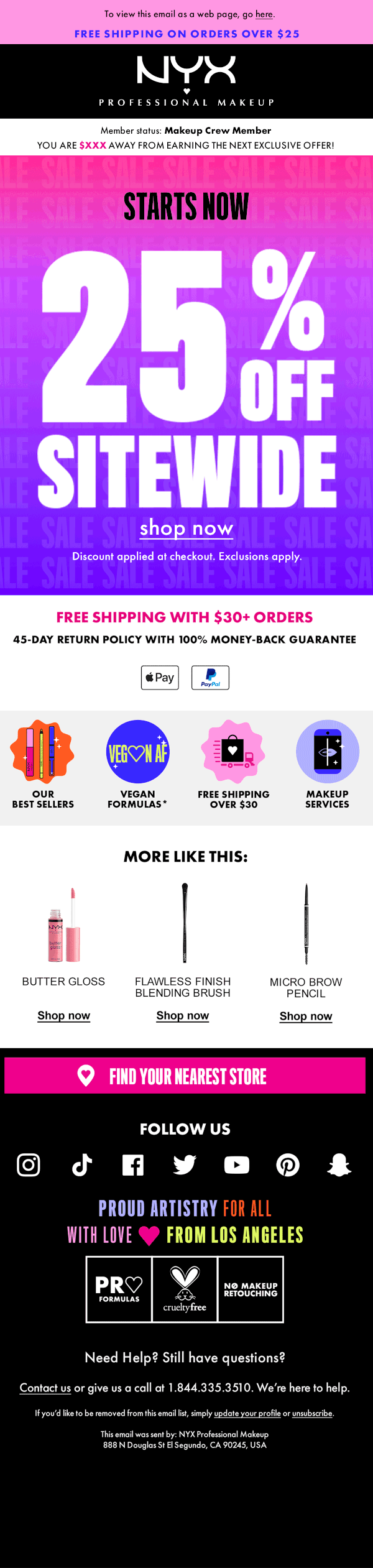 NYX email