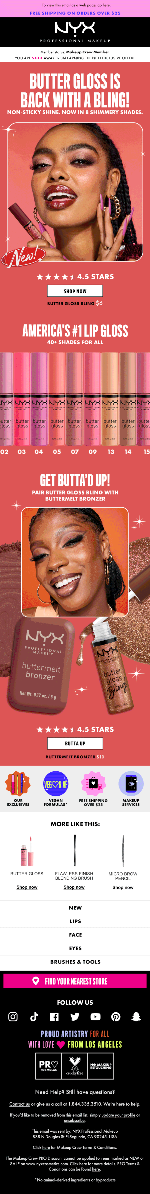 NYX email