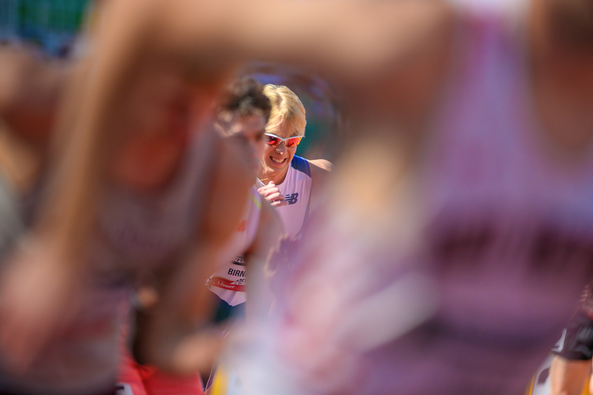 Simeon Birnbaum starts the U20 men's 800m during the USA Track and Field Outdoor Championships at Hayward Field in Eugene, Ore., on July 8, 2023. 