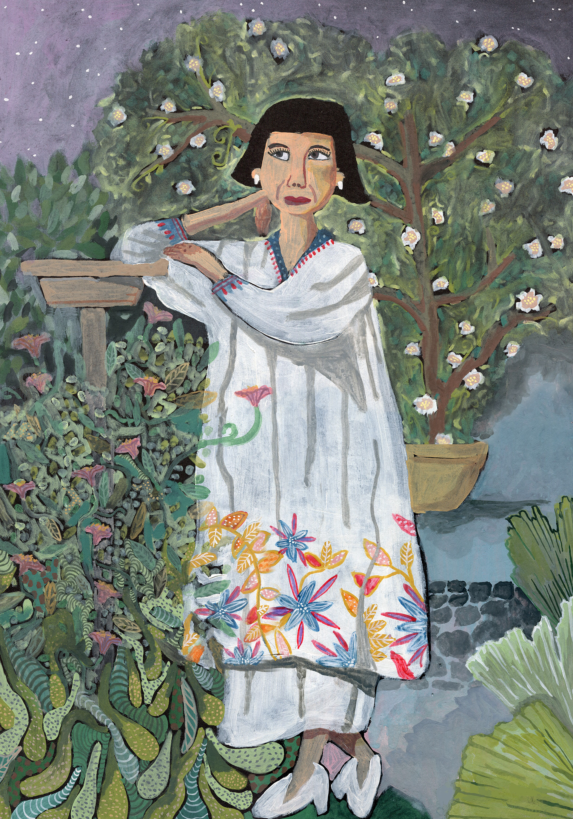 "Florine en el Jardín"
