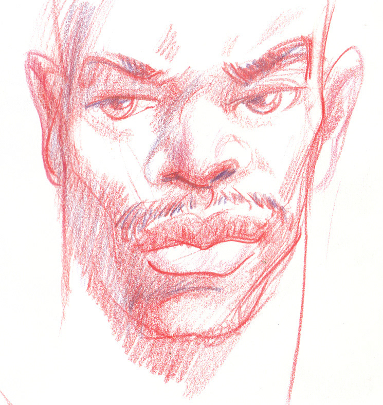 red sketch