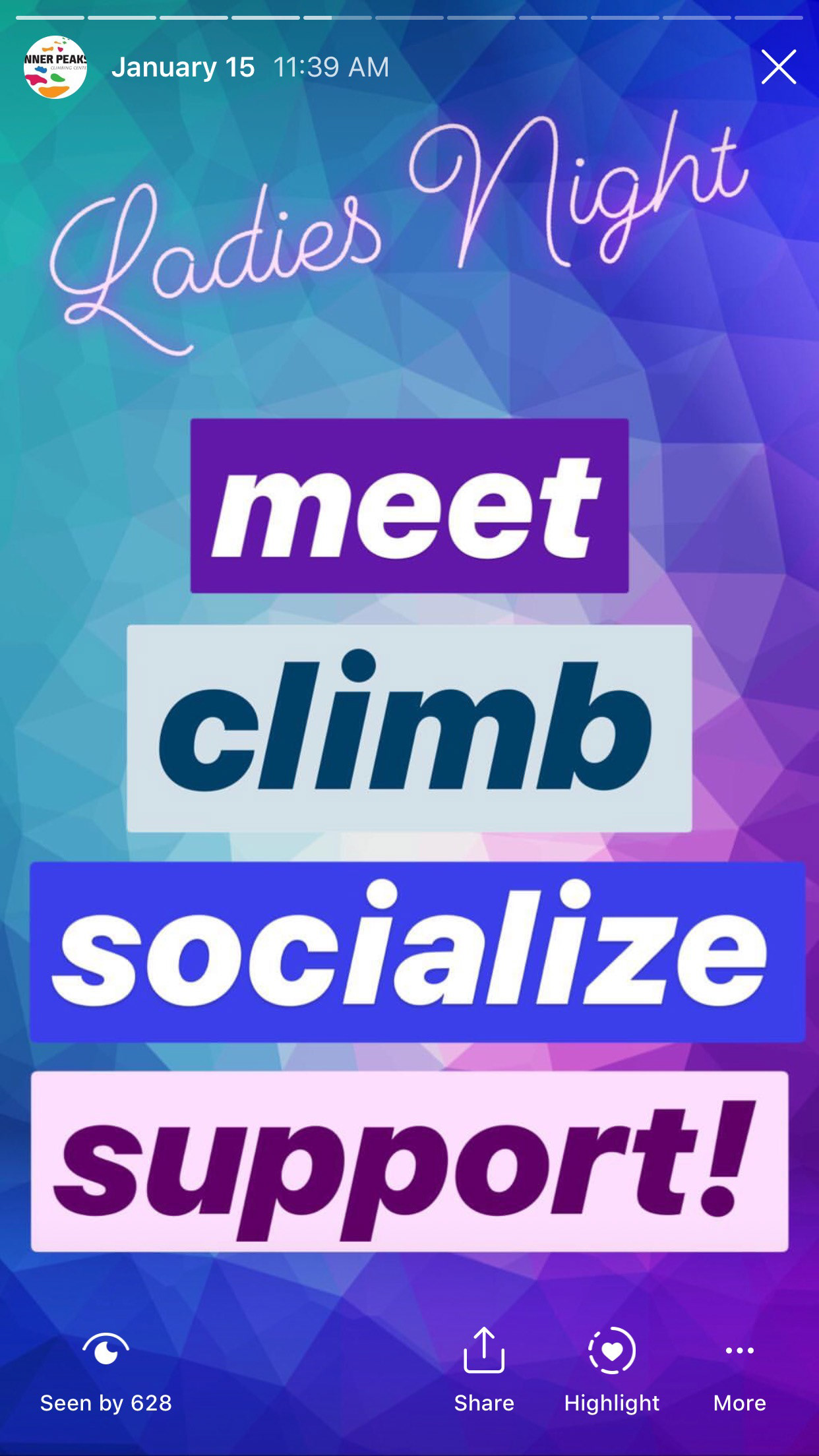 Upcoming event.
