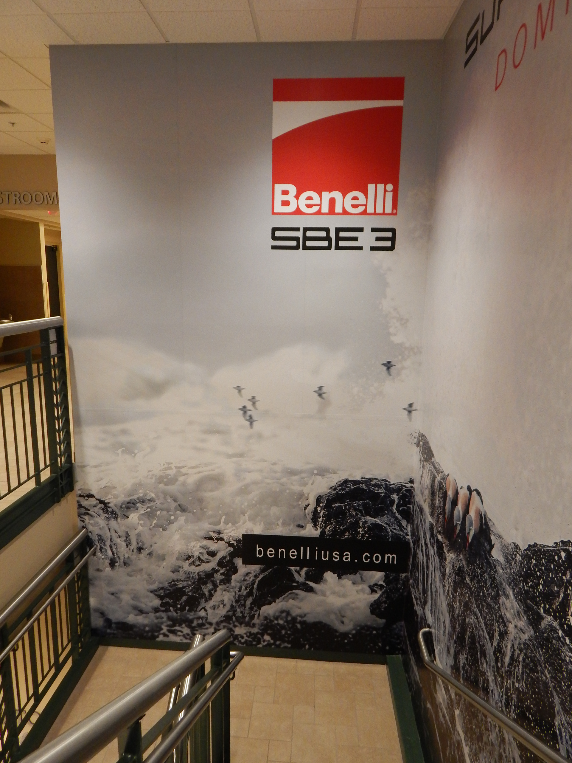 In-store branding at big-box retail partner