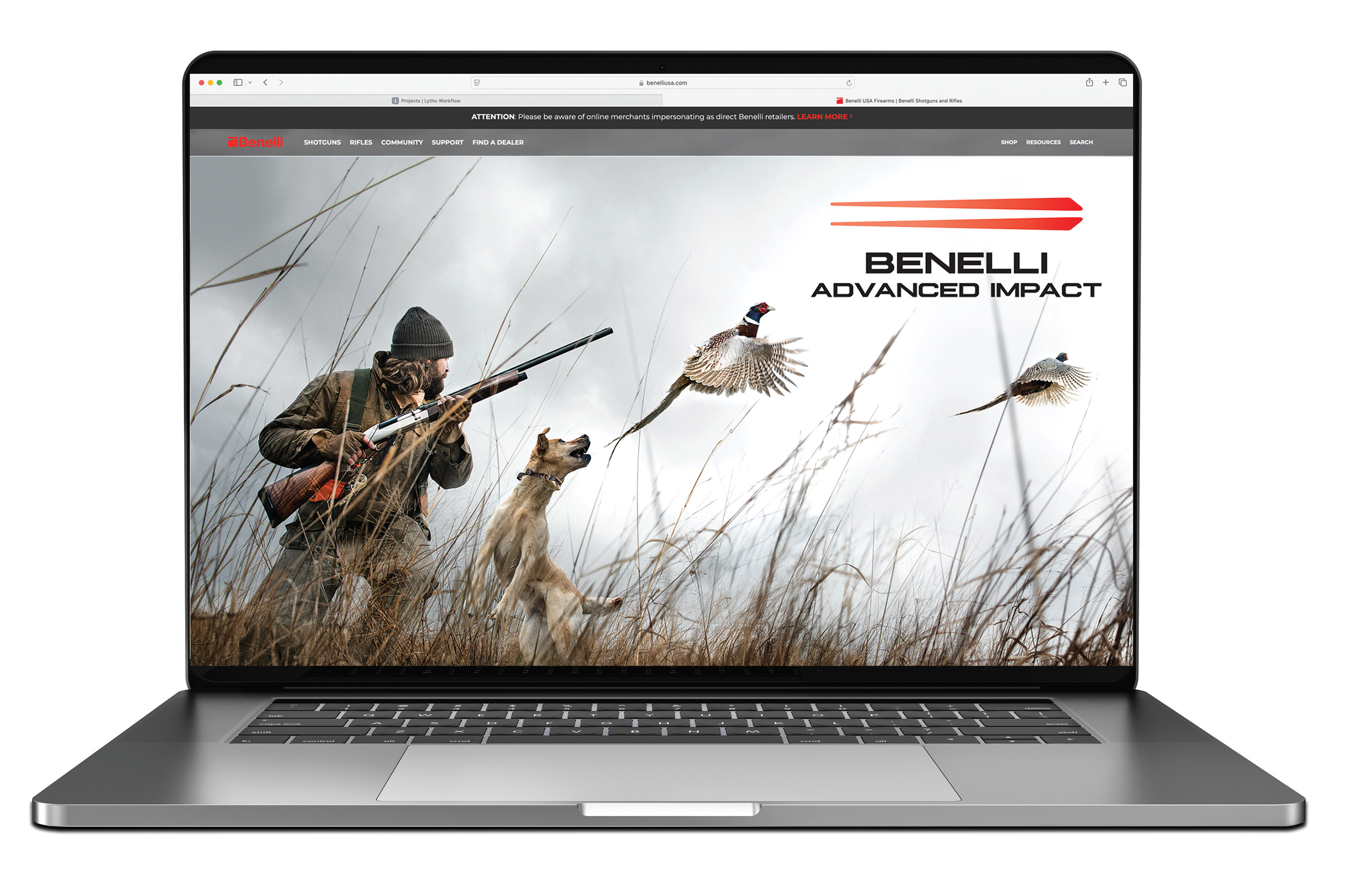 Benelli Advanded Impact Microsite