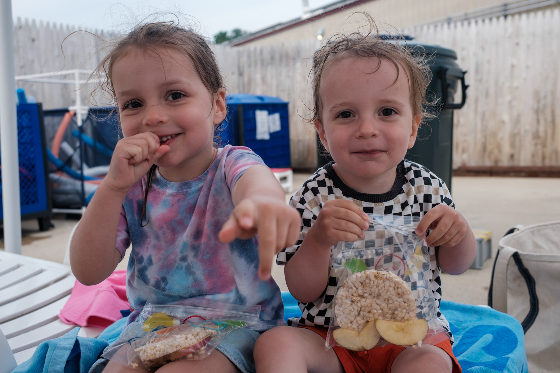 After swimming at Kingsbury