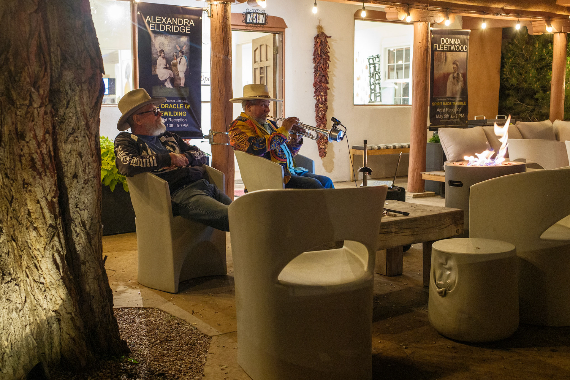 Saturday Night on Canyon Road