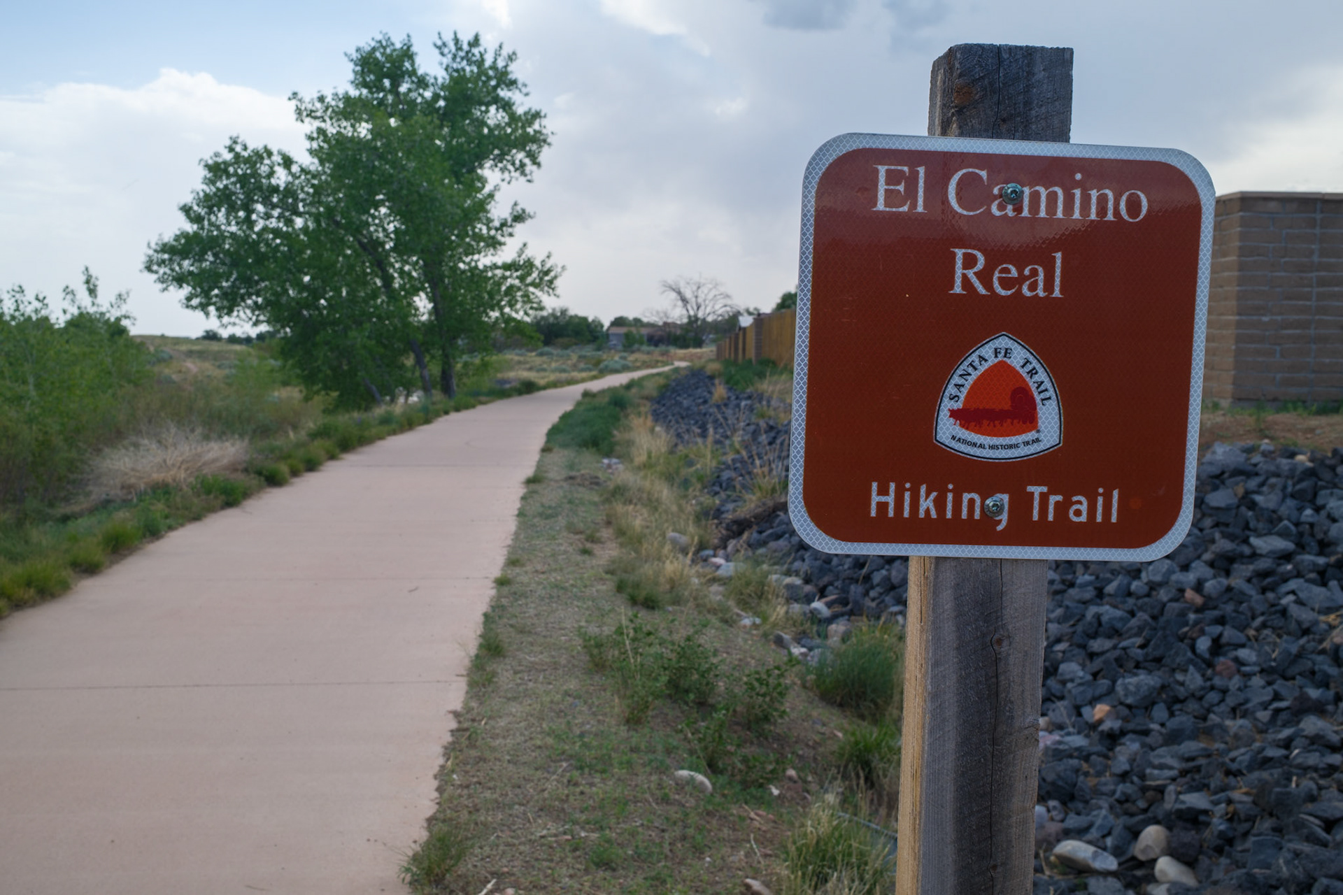 Went running on this trail