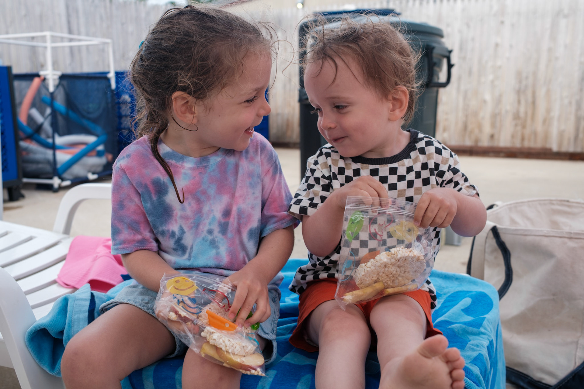 After swimming at Kingsbury