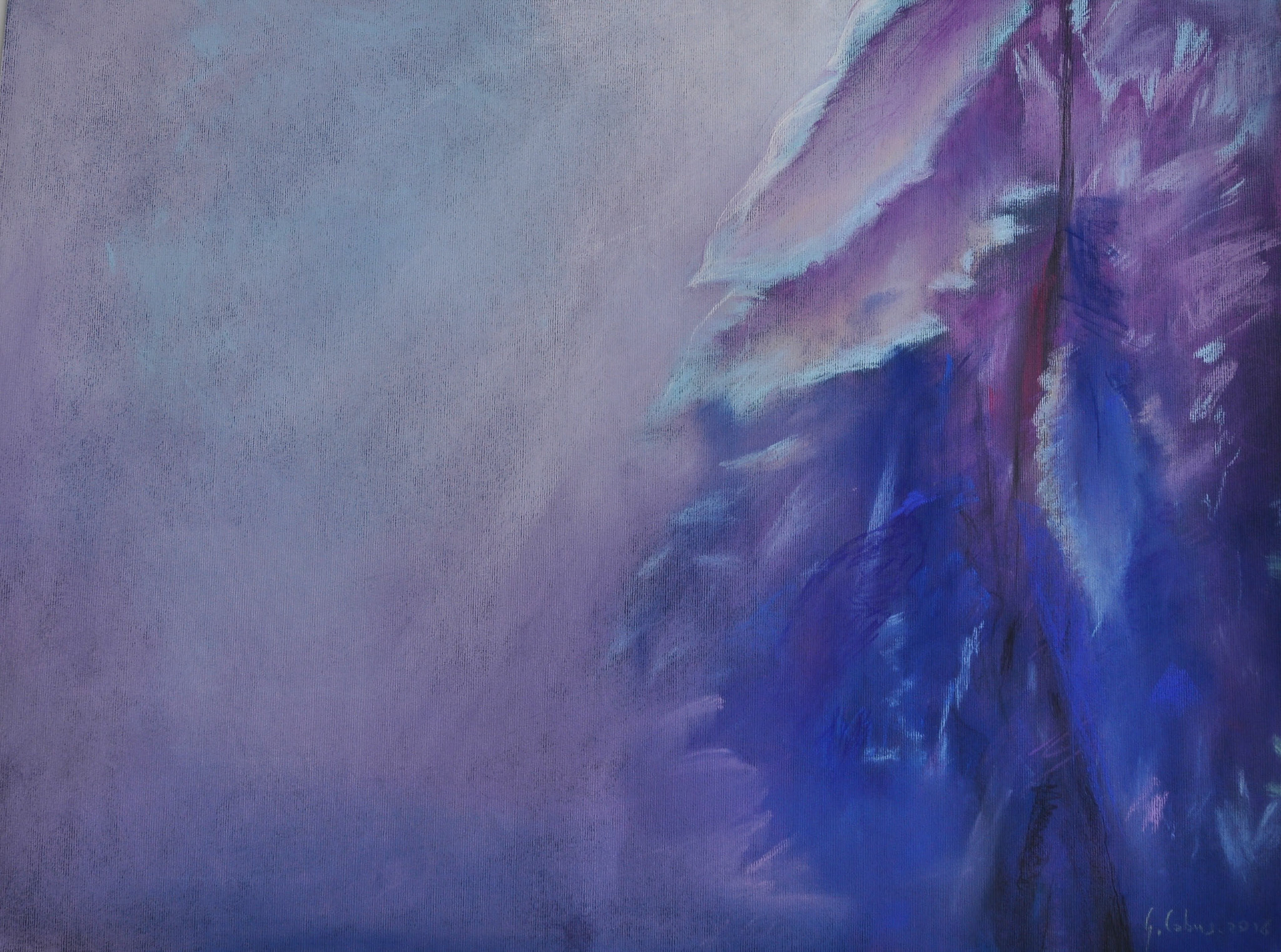 Pastel 2016-0,50X0,65cms-série Tropiques.