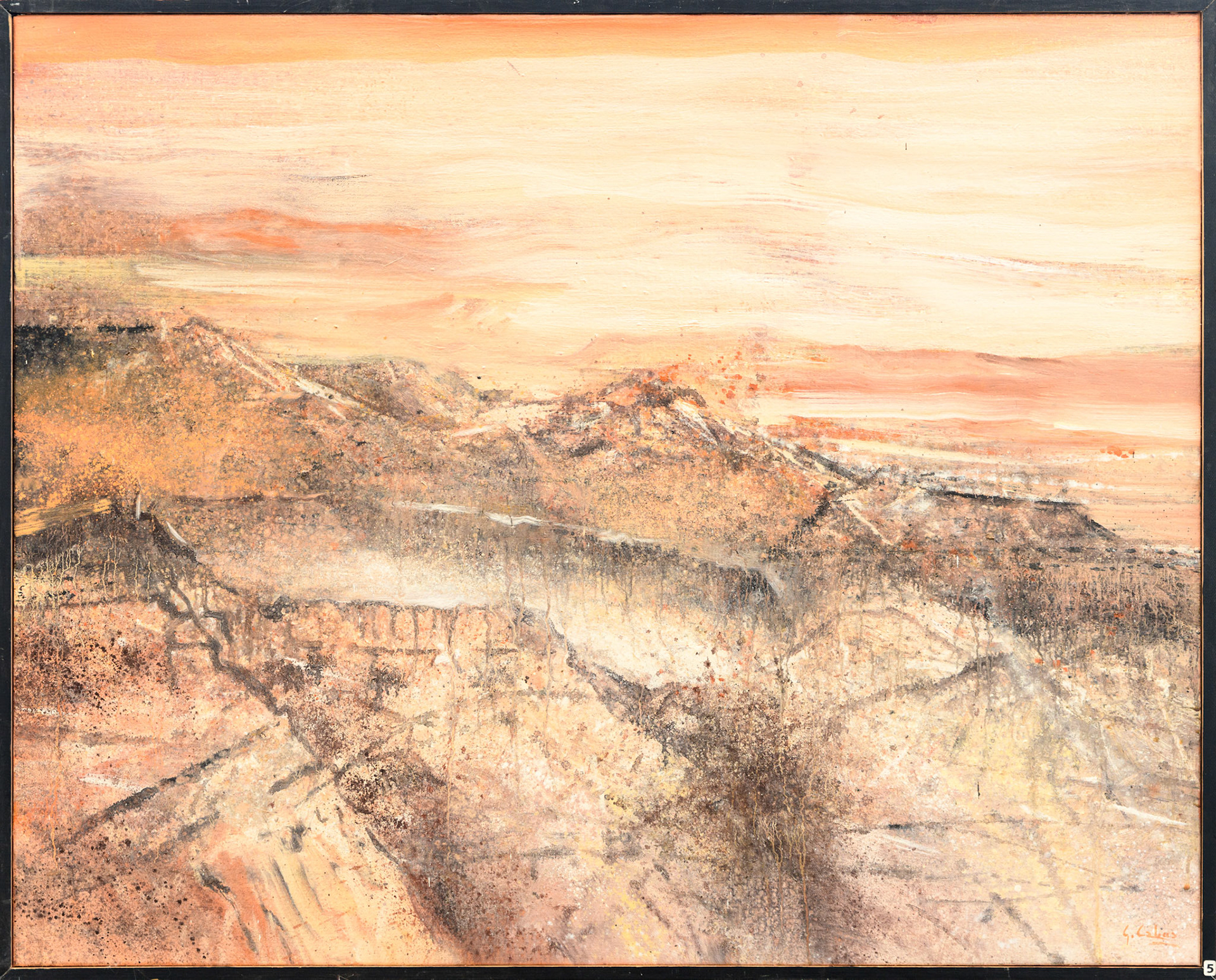 LE DESERT EST ROSE, Arizona dream III - 25 fig - 80x65 - 1991.