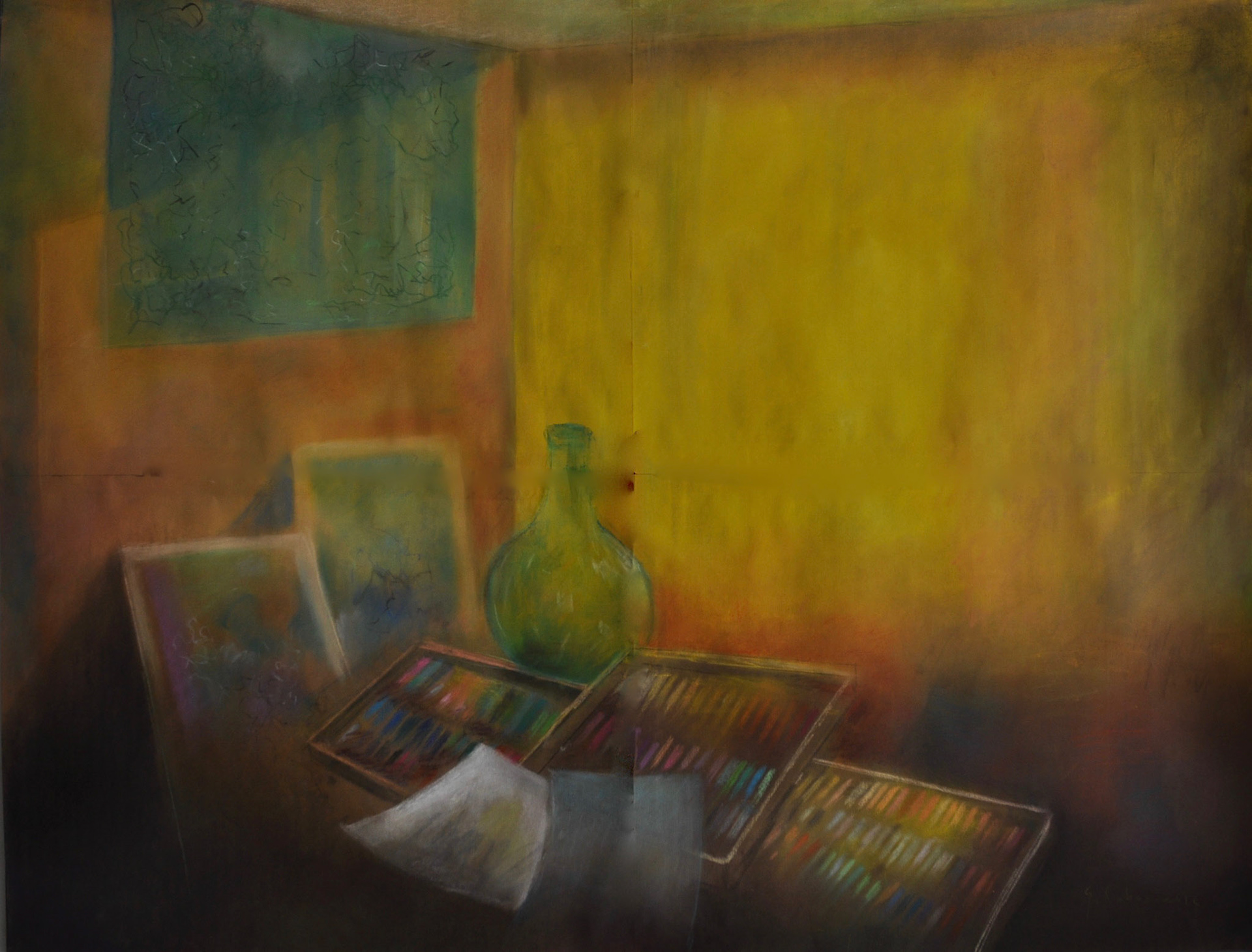 Coin d'atelier—2016—1mX1m,30-mode M