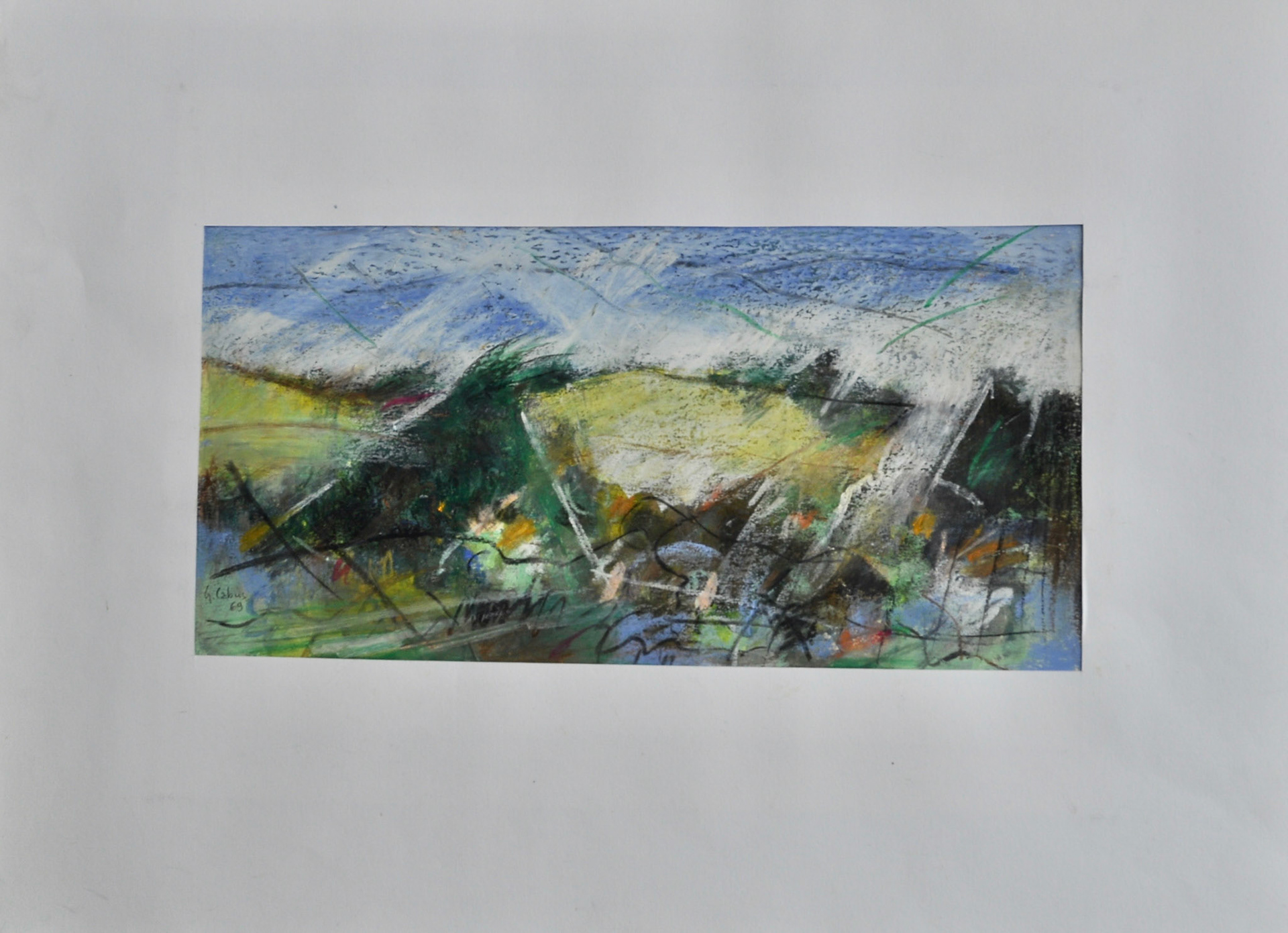 pasteà l'huile - format 28x16cms